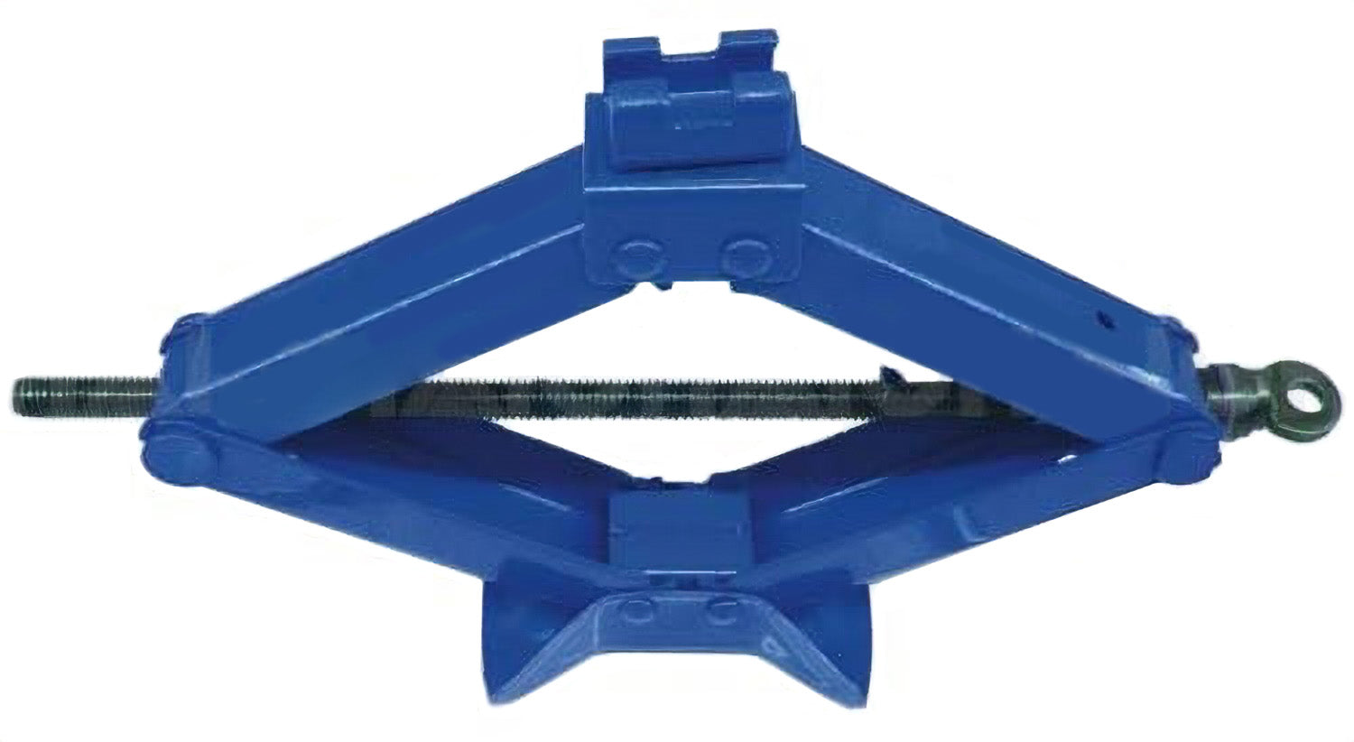 The Explore Car Jack features welded steel construction and a threaded rod, making it ideal for lifting vehicles during maintenance or tire changes.