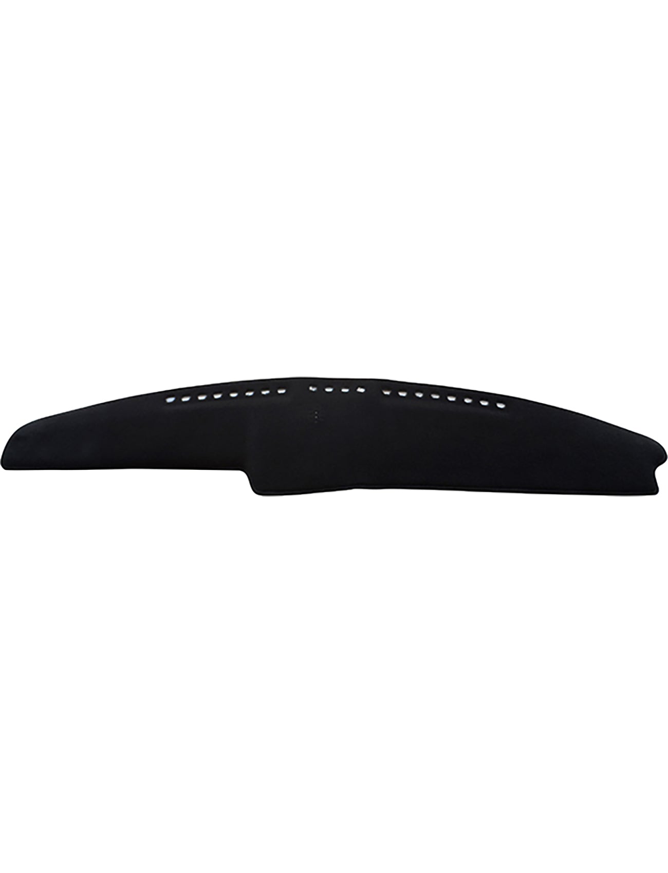 The Sunland-Protection Ford Bronco Dash Mat A/F/Y is a black dashboard cover with small vent holes, designed to fit Ford Bronco models for protection and reduced glare.