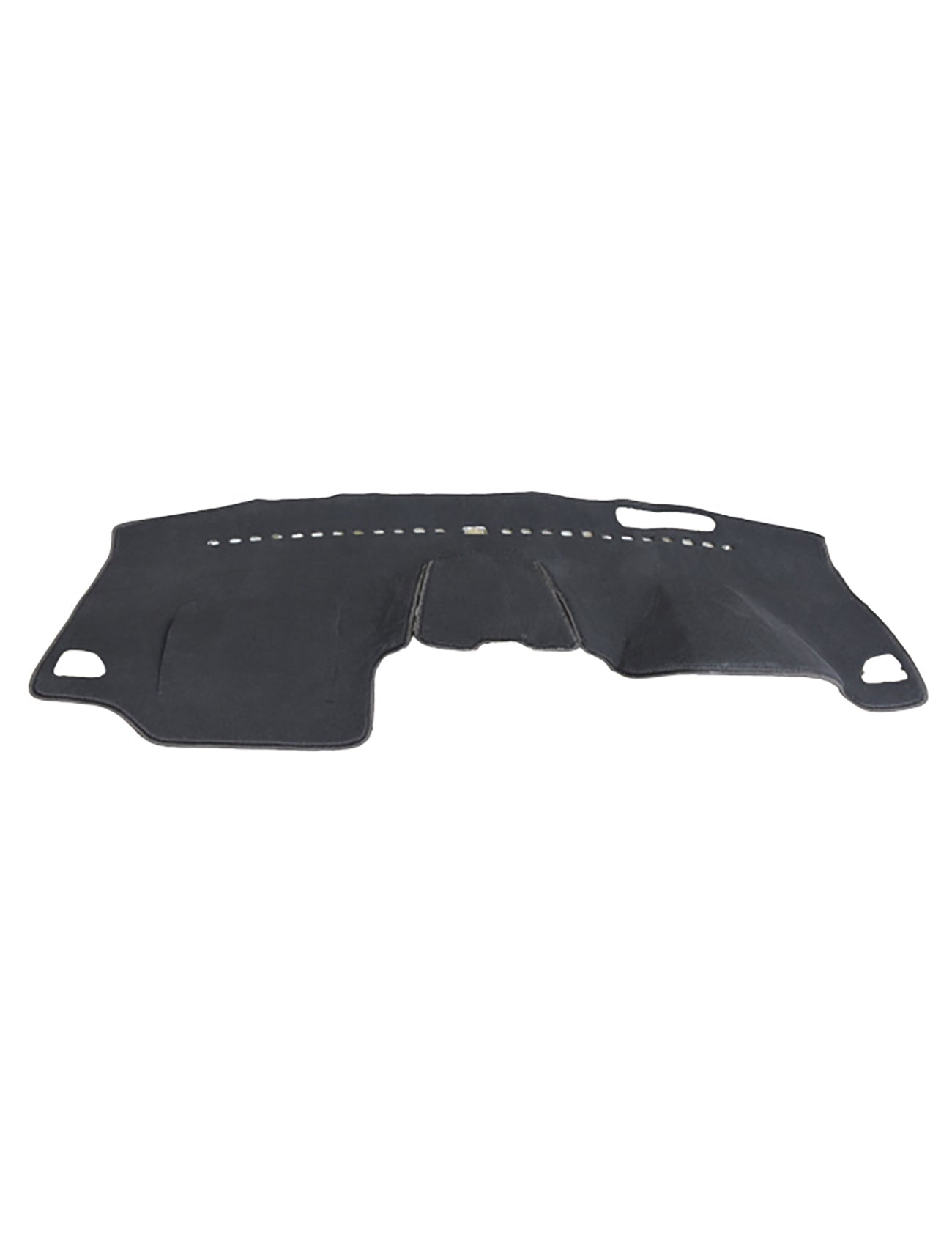 The Sunland Dash Mat Black, specifically designed for Ford Endura CA models from 10/2018 to 12/2020 with a crash display, provides glare reduction and enhances vehicle protection with its detailed cutouts and stitching.