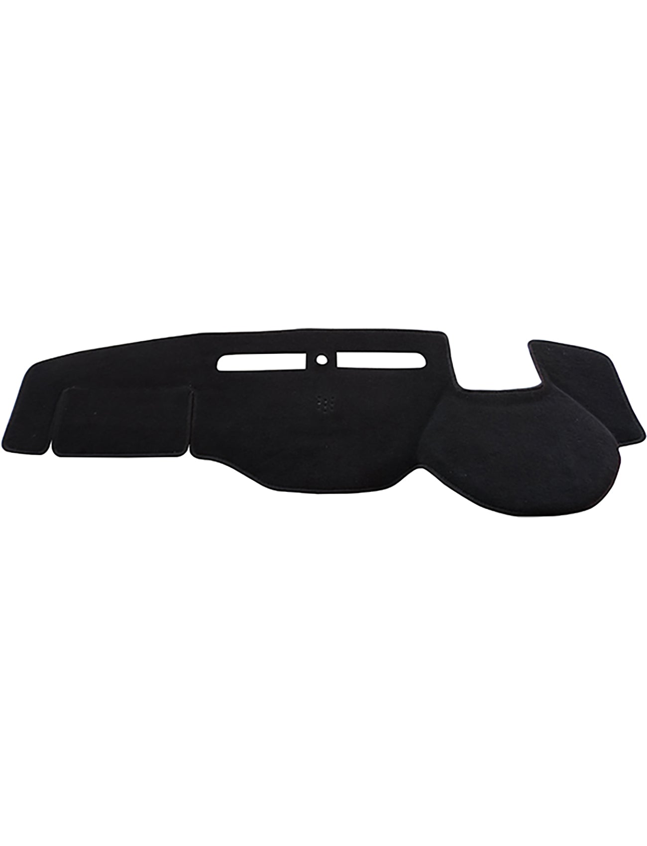The Sunland-Protection Holden Ute Dash Mat is a black, custom-fit cover with contoured edges and cutouts, designed to protect and enhance your dashboard’s style.