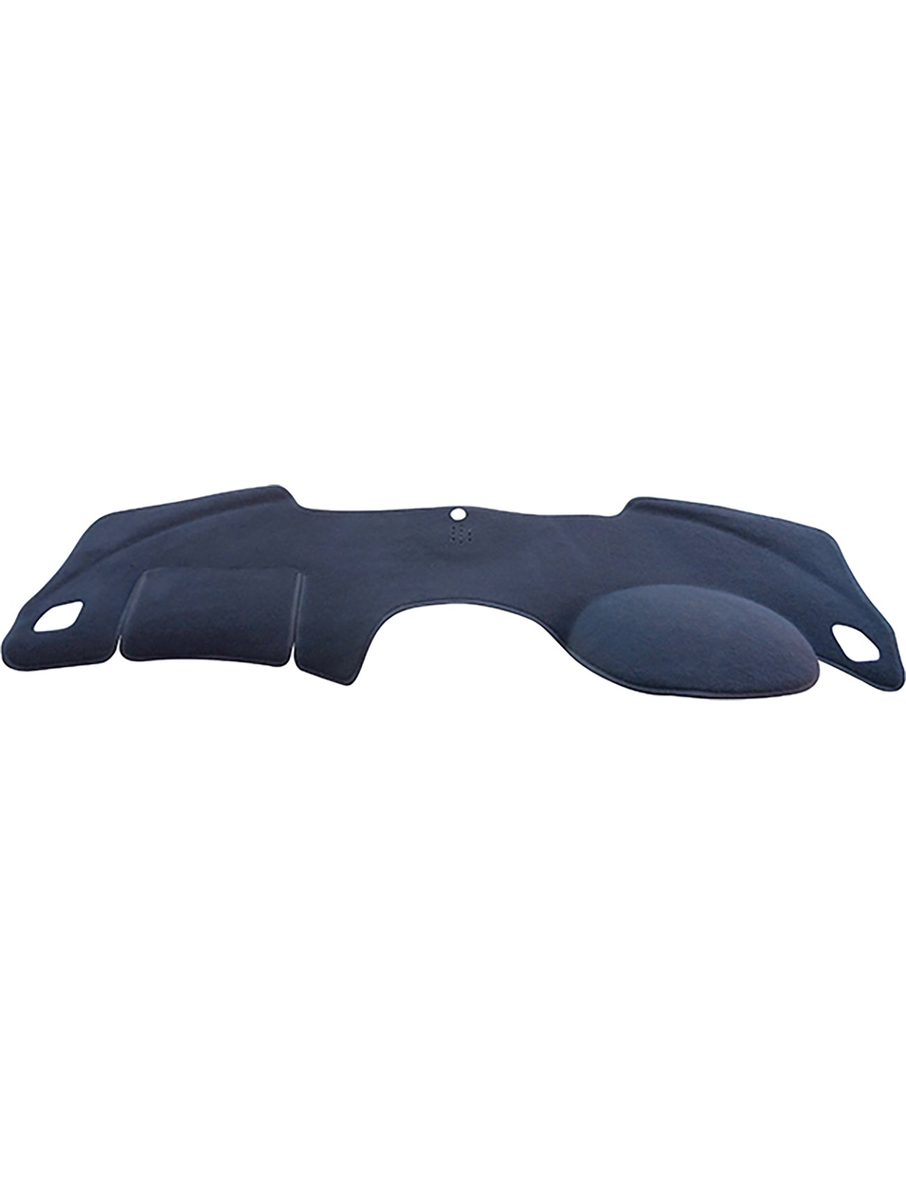 The Sunland-Protection Holden Malibu Dash Mat V300 is a black foam dash mat with raised, contoured sections and side cutouts, designed to fit and protect your Holden Malibu dashboard while reducing glare.