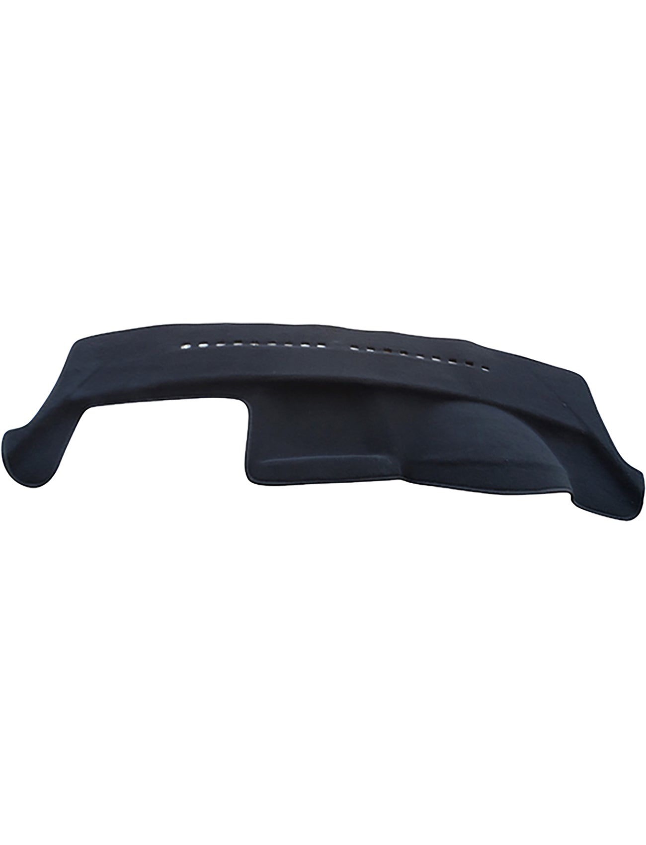 The Sunland-Protection Sunland Dash Mat Black, designed for Hyundai Tucson SX MY09 08/2004-01/2010 models (K3101), features a contoured shape with vent cutouts to protect your windshield and keep your vehicle cool.