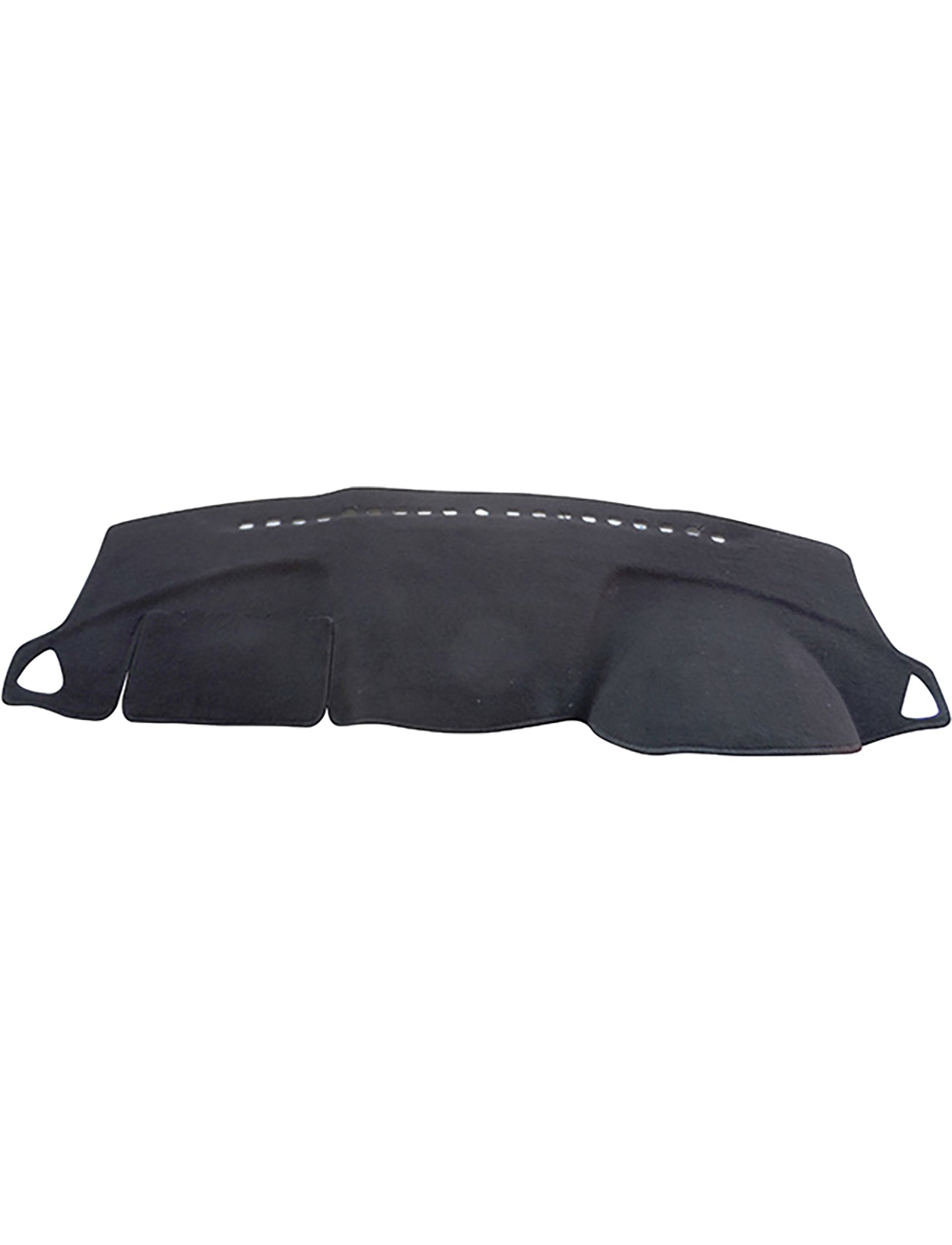 The Sunland-Protection Hyundai Accent Dash Mat is a black cover with vent and contour cutouts, offering excellent dashboard protection against sun damage while reducing glare.