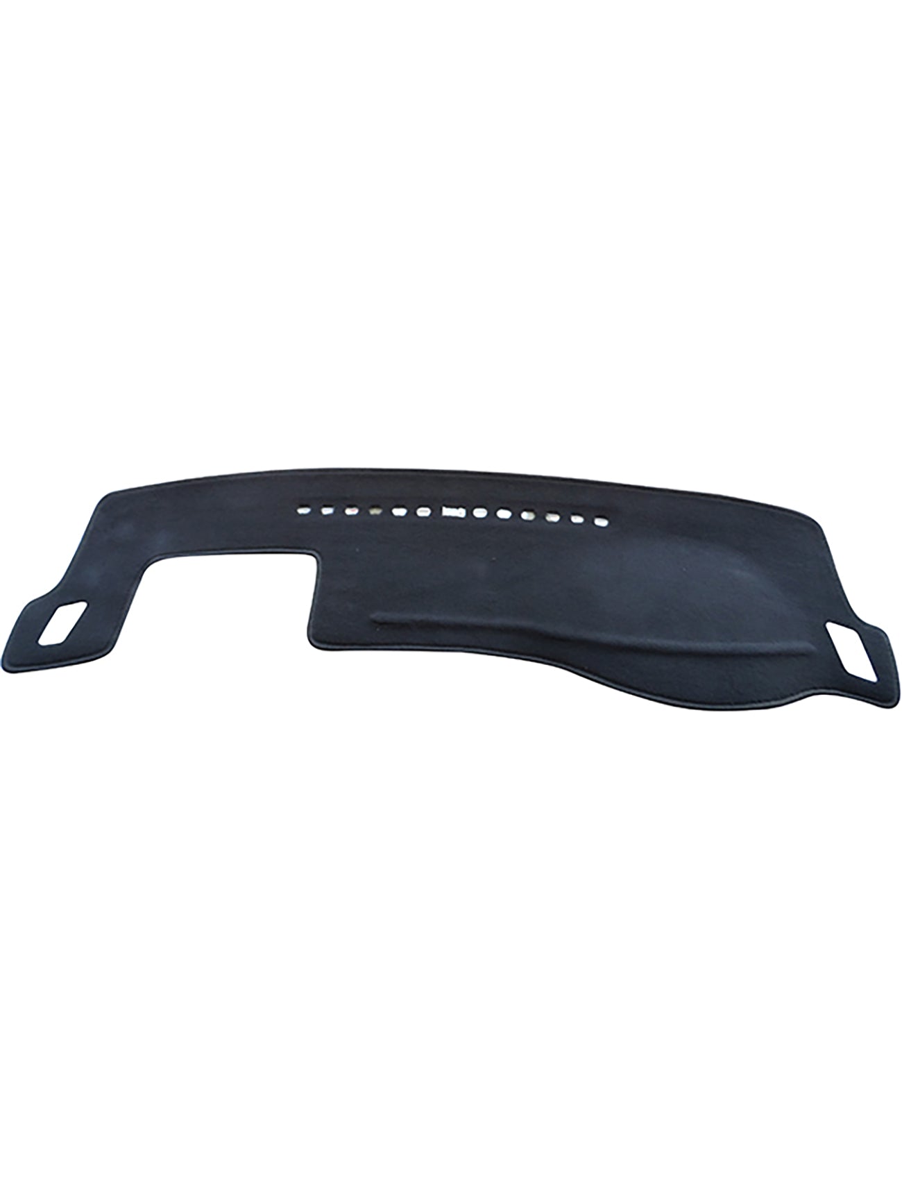 The Sunland-Protection Mitsubishi Lancer Dash Mat CG/CH is a black dash cover with precise cutouts and vent holes, designed to protect your dashboard and reduce glare—perfect for your Mitsubishi Lancer.