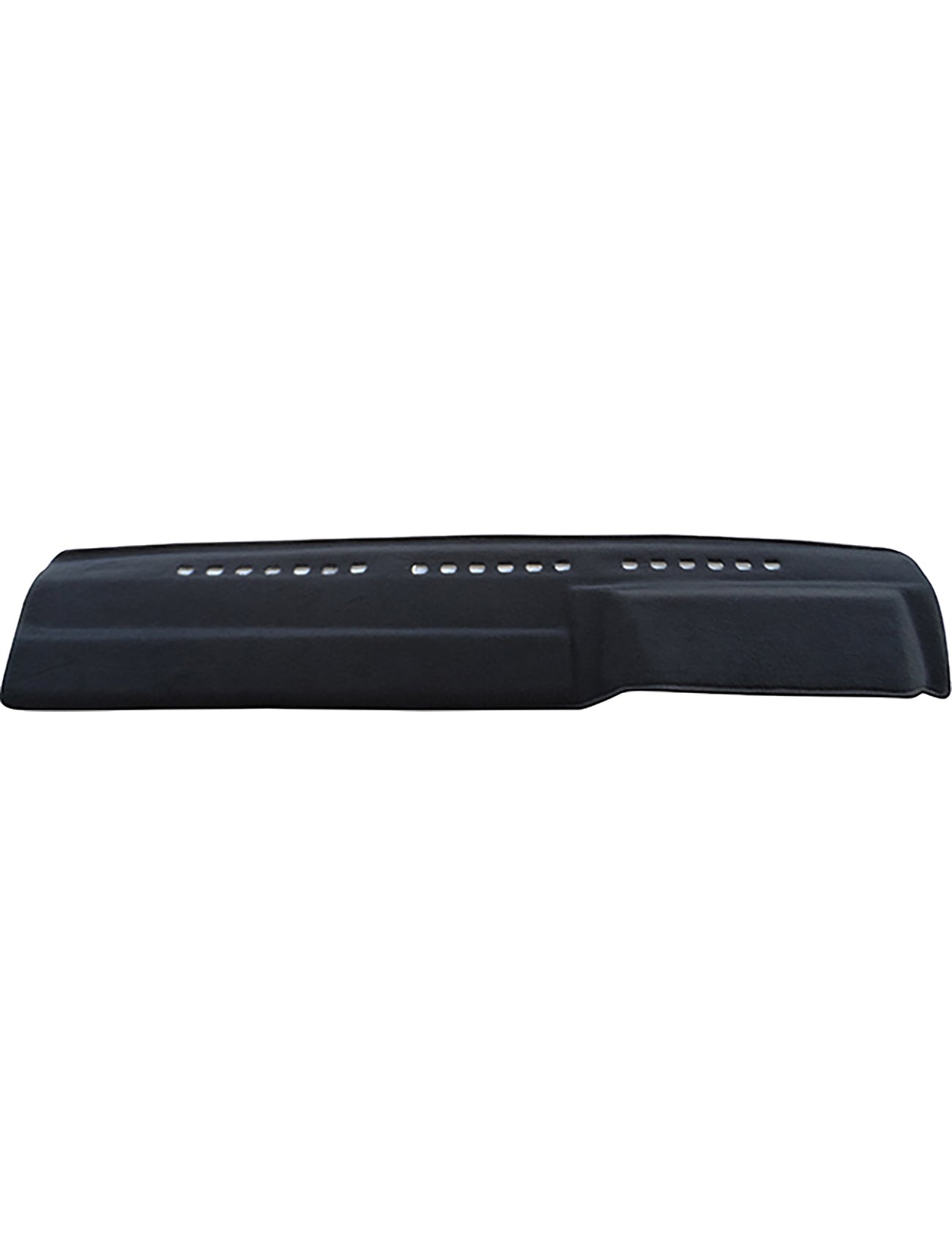 Introducing the Sunland Dash Mat Black, specifically crafted for Toyota Landcruiser HJ/LJ 70-75 Troop Carrier models from 01/1985 to 02/2007 without a tank gauge on the dash (Model T2401) by Sunland-Protection. This mat features vent cutouts and is engineered to safeguard against sun damage, minimize glare, maintain a cooler interior, and preserve your vehicle’s resale value.