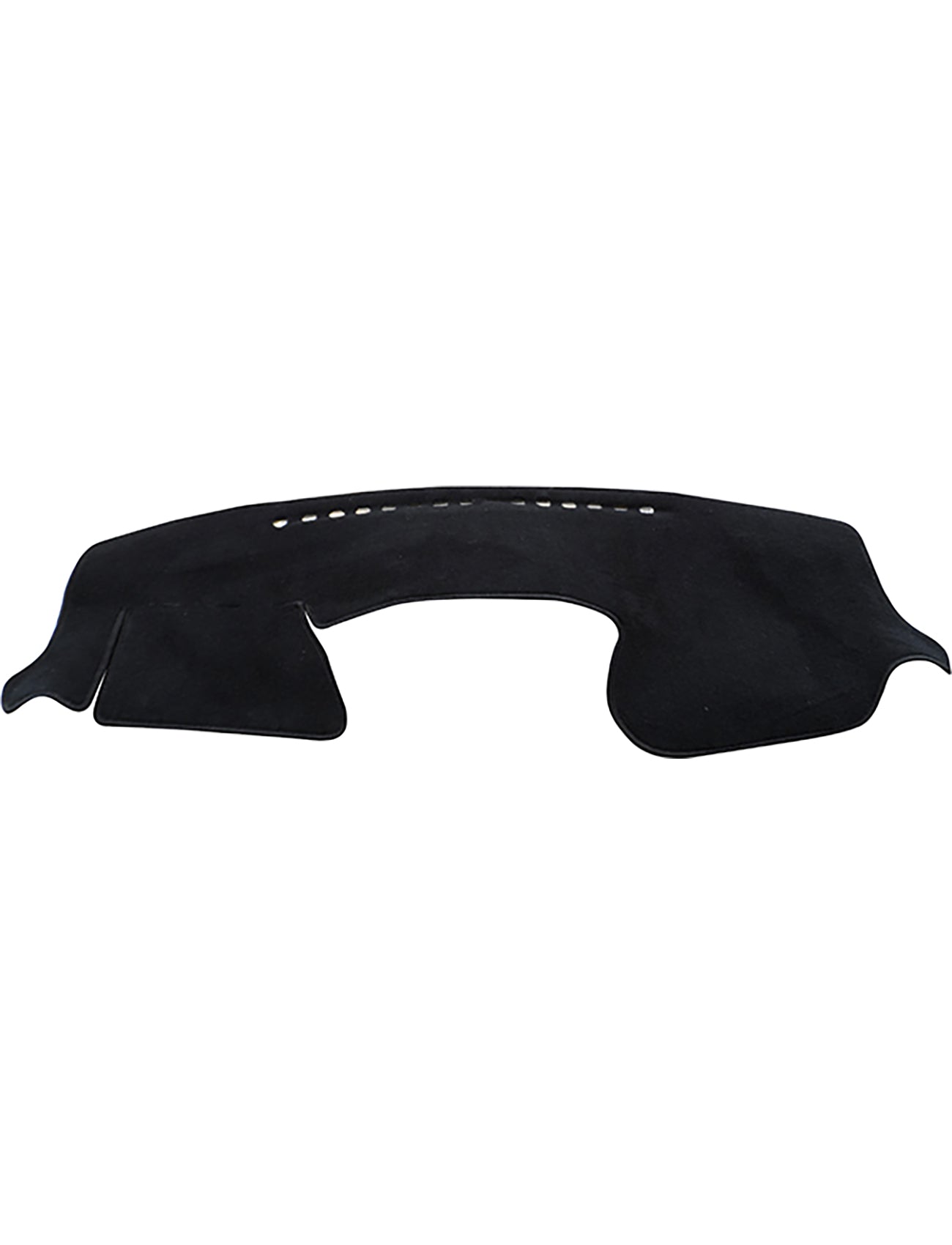 The Sunland-Protection Toyota Yaris Dash Mat is black and curved with cutouts and contours for a perfect fit. Its textured surface shields the dashboard from sun damage, minimizes glare, and helps maintain resale value.