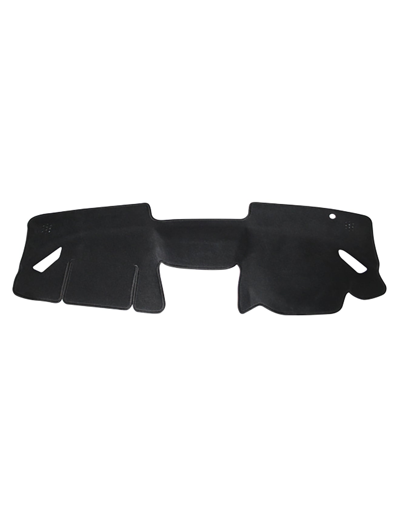 The Subaru Impreza Dash Mat by Sunland-Protection, in sleek black with vent cutouts, perfectly fits your dashboard. Its contoured design enhances interior aesthetics while reducing glare and preserving car resale value.