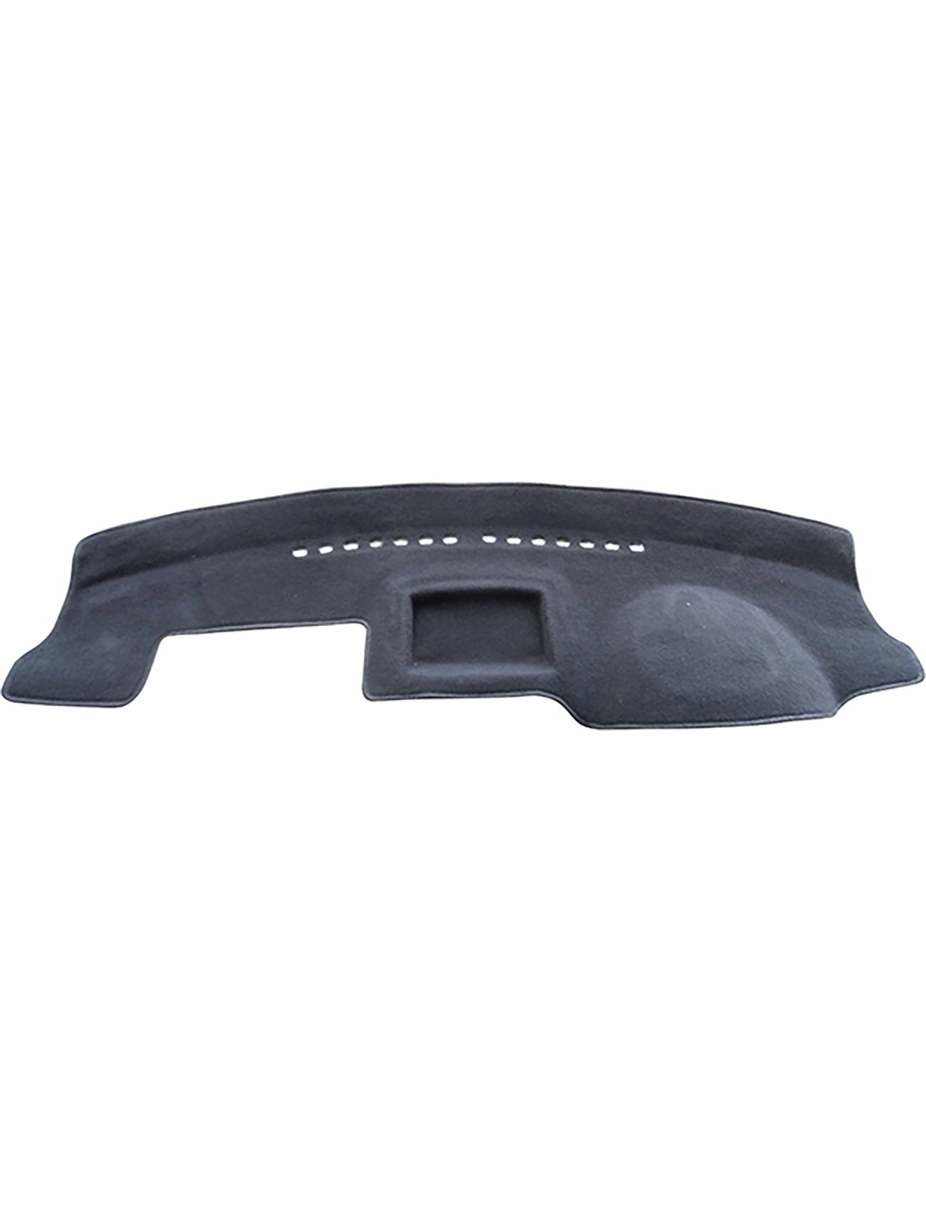 The Sunland-Protection Volkswagen Golf Dash Mat features a contoured shape with precise vent and control cutouts. Its soft texture fits snugly over your vehicle's dashboard, protecting it from sun damage and keeping the interior cool.