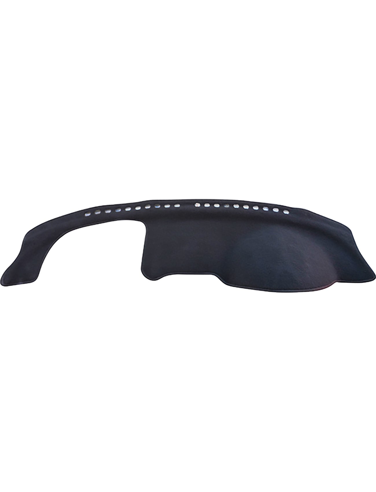 The Sunland-Protection Mazda 626 GF/GW Dash Mat in black features vent holes on top, effectively reducing glare and enhancing vehicle coolness.