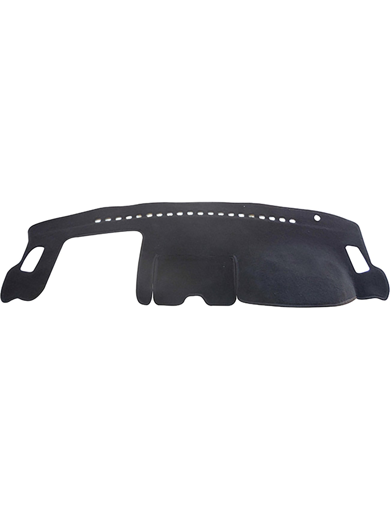 The Sunland-Protection Mazda 6 GG/GY Dash Mat, in textured black, fits over your car's dashboard with cutouts for vents and controls. Its soft, flexible material shields against sun damage and glare, helping keep your vehicle cool and preserving its resale value.