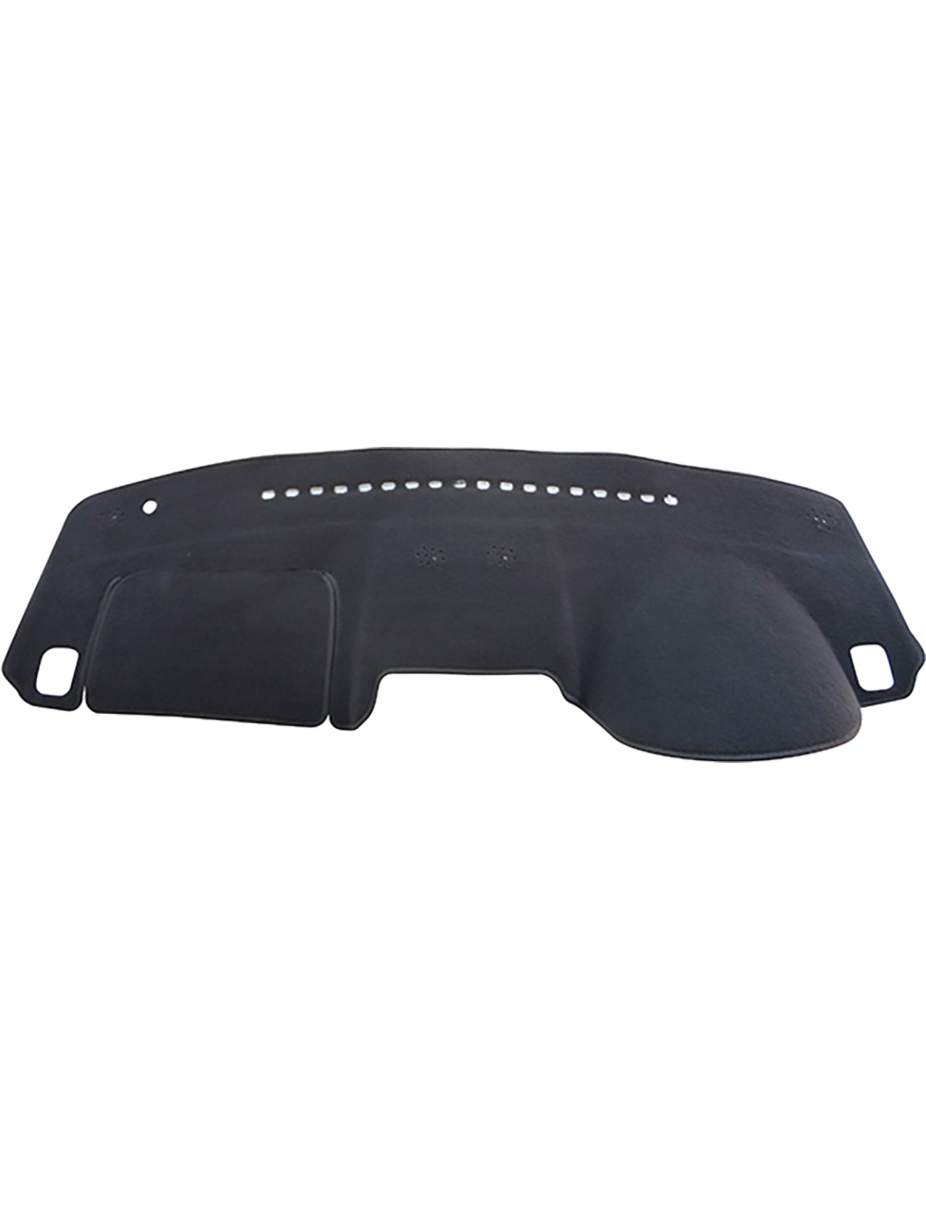 The Sunland-Protection Mazda CX-8 Dash Mat features vent and fitting cutouts for a perfect dashboard fit. It offers smooth texture, enhances interior styling, keeps your vehicle cool, and protects its resale value.
