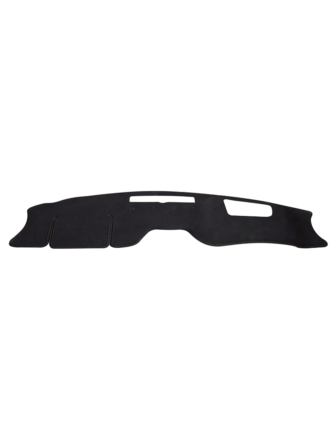 The Sunland-Protection Mazda CX-5 KF Dash Mat, featuring vent and sensor cutouts, offers a vehicle cool design that maintains airbag safety compatibility. It fits the dashboard perfectly and is shown against a white background.