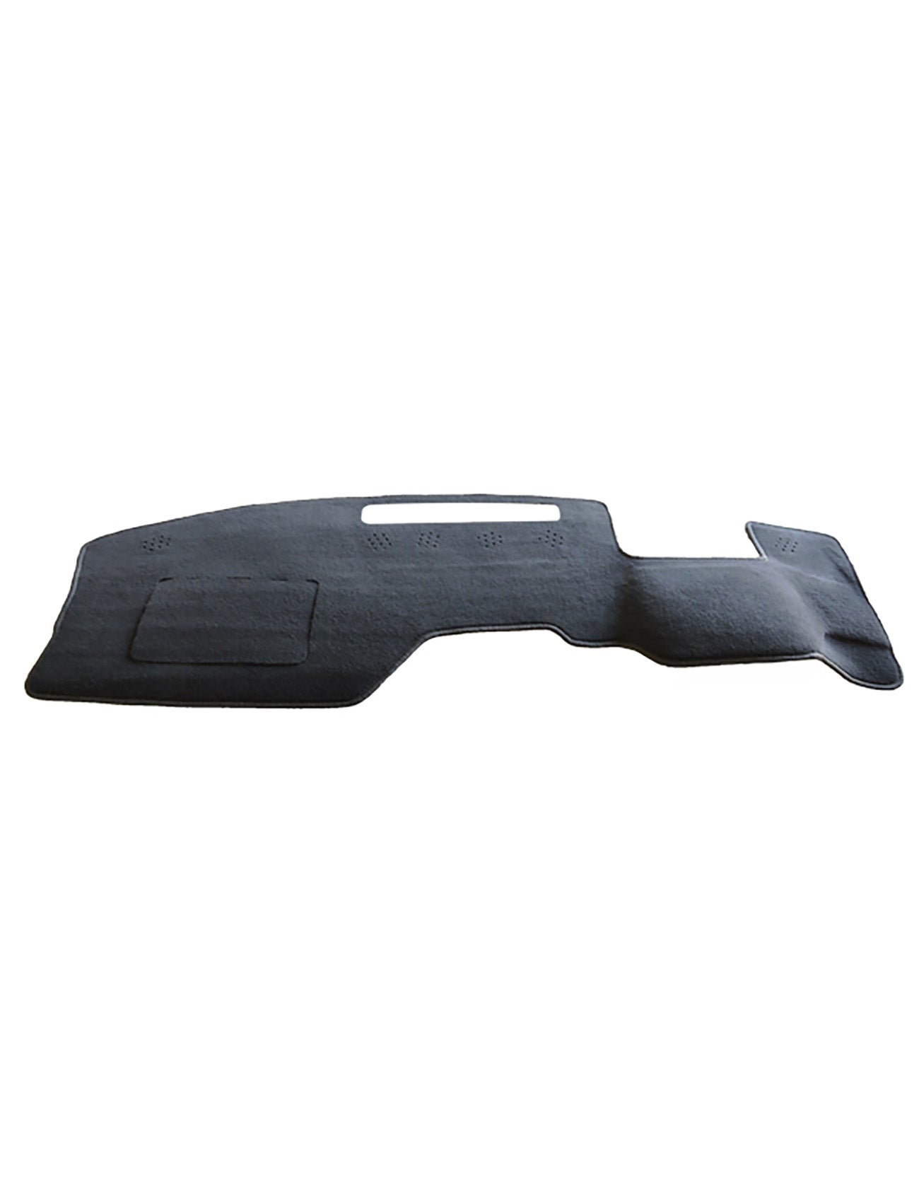 The Sunland-Protection Mazda 6 GL Dash Mat is a Cool black, textured mat designed to fit your dashboard's contours. It has vent and control cutouts, reinforced edges for durability, and helps maintain resale value by reducing wear.