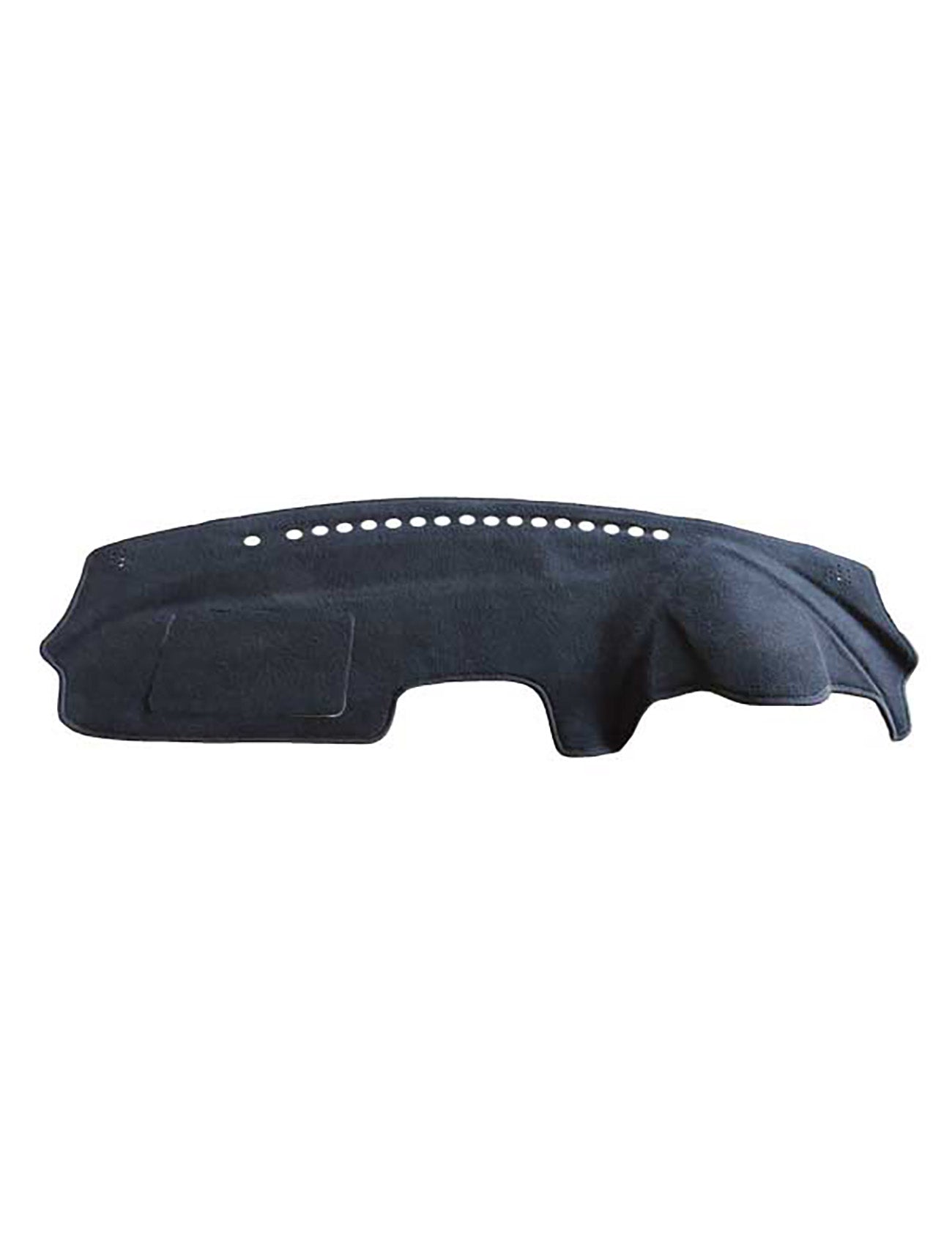 The Sunland-Protection Mazda CX-3 DK dash mat in black features air vent and instrument cluster cutouts. Its soft, tailored material keeps your vehicle cool, fits snugly on the dashboard, and helps protect resale value.