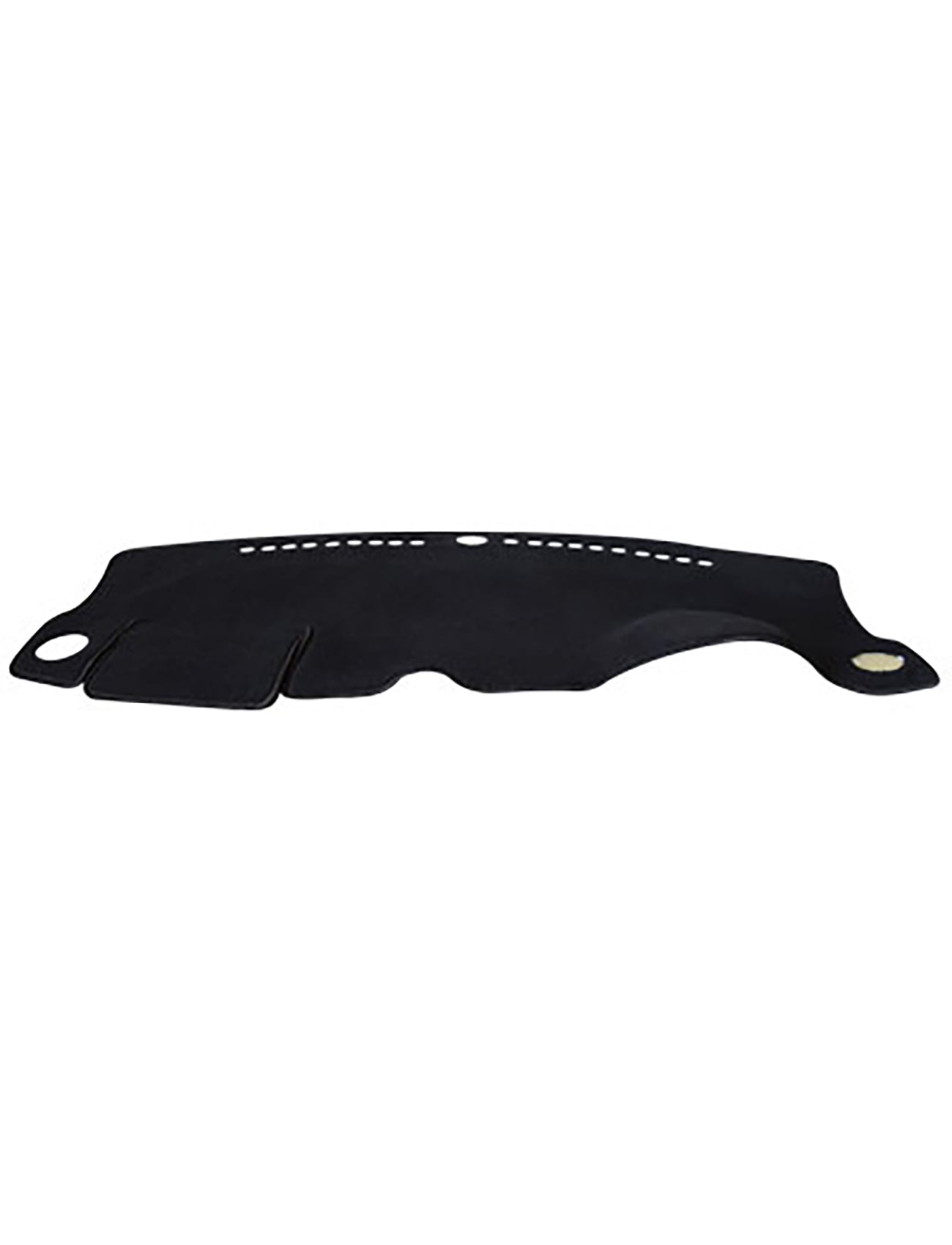 The Sunland-Protection Dash Mat Black, model A3201, is crafted to suit all Kia Picanto TA hatch models from March 2016 to February 2017. It features a curved design with cutouts that fit perfectly over your vehicle's dashboard. This dash mat helps maintain cool temperatures in the car and safeguards its resale value by protecting against sun damage.