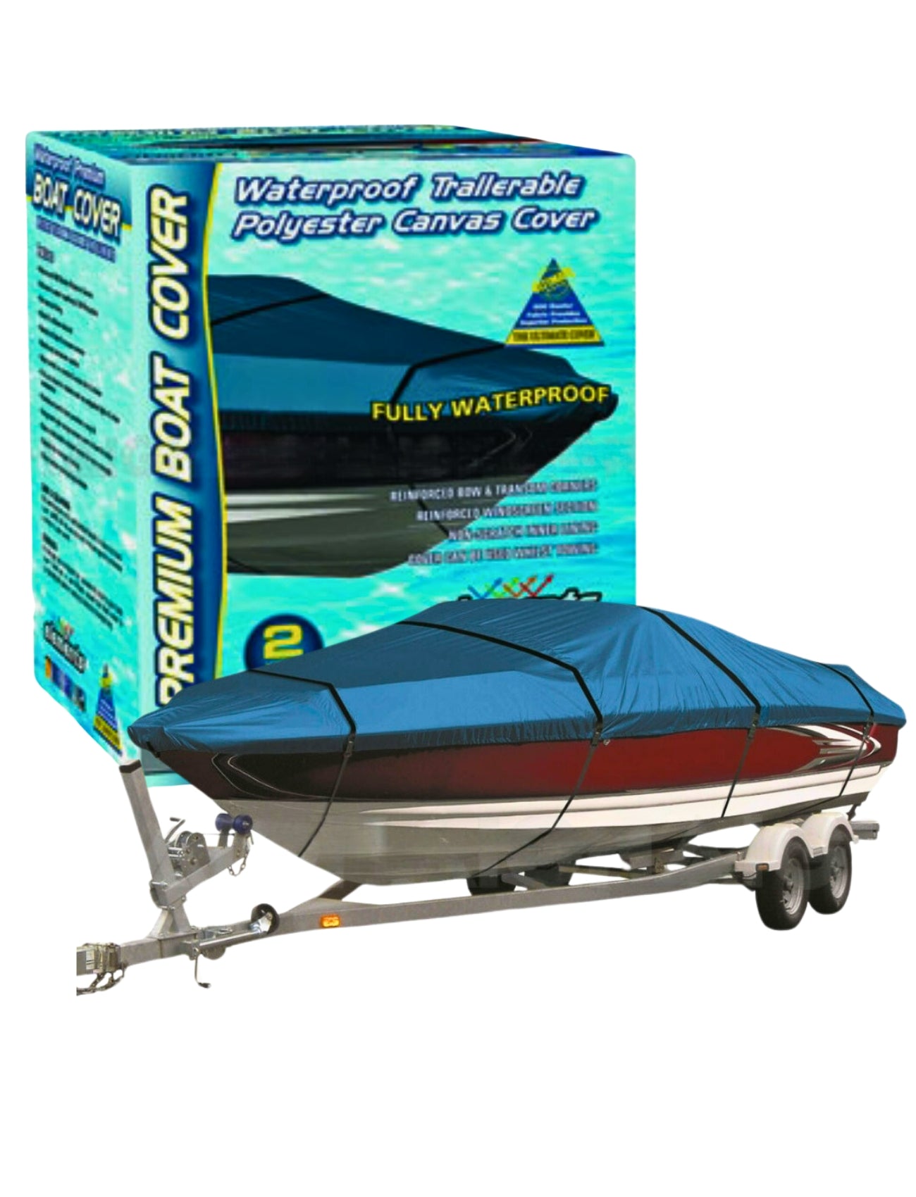 BOAT COVER CANVAS FITS 6.0m - 6.7m