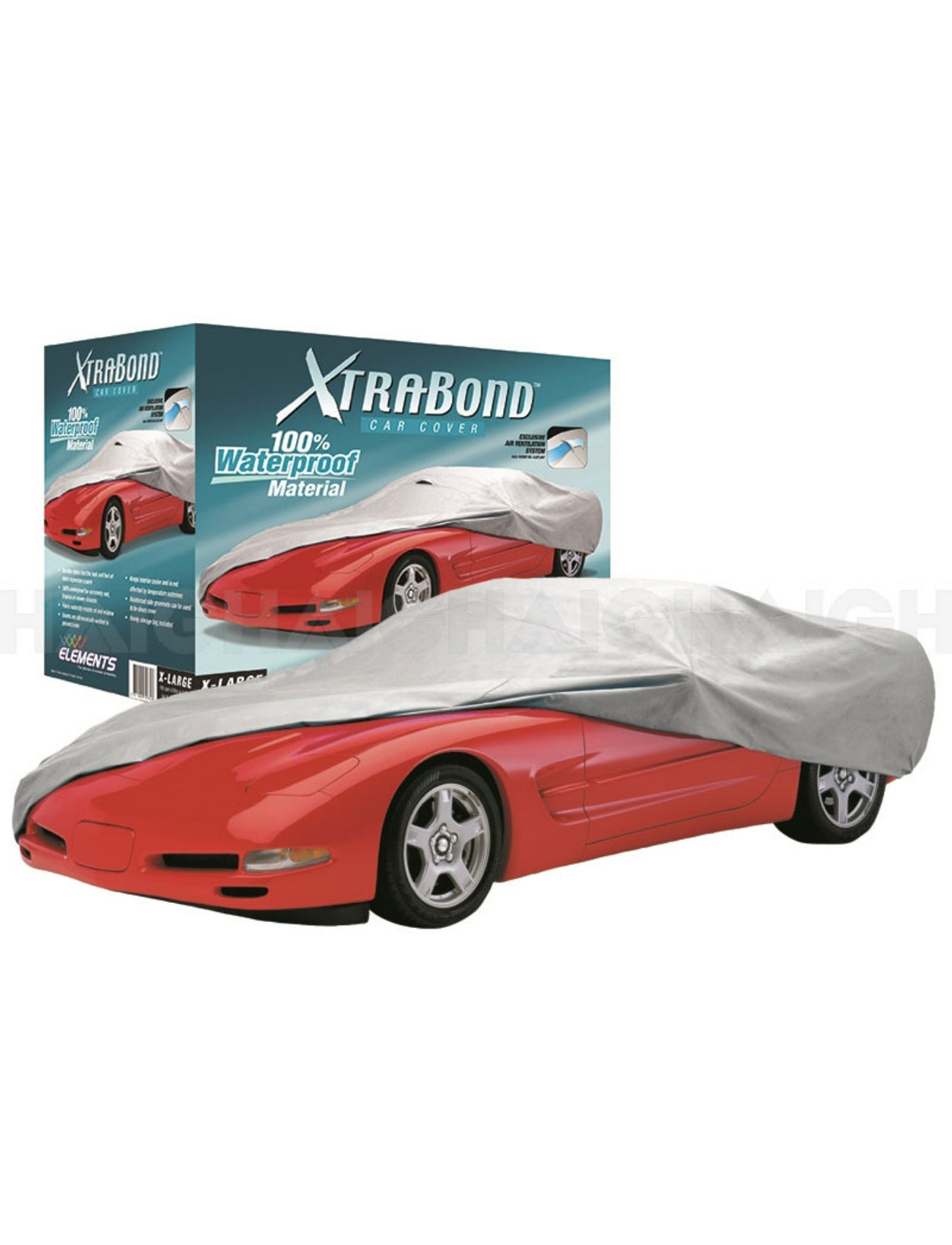 XTRABOND WATERPROOF CAR COVER LARGE