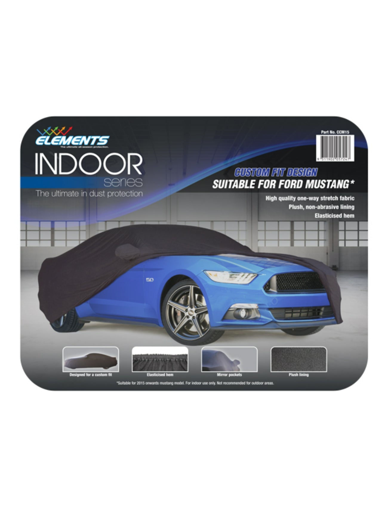 INDOOR CAR COVER TO SUIT FORD MUSTANG