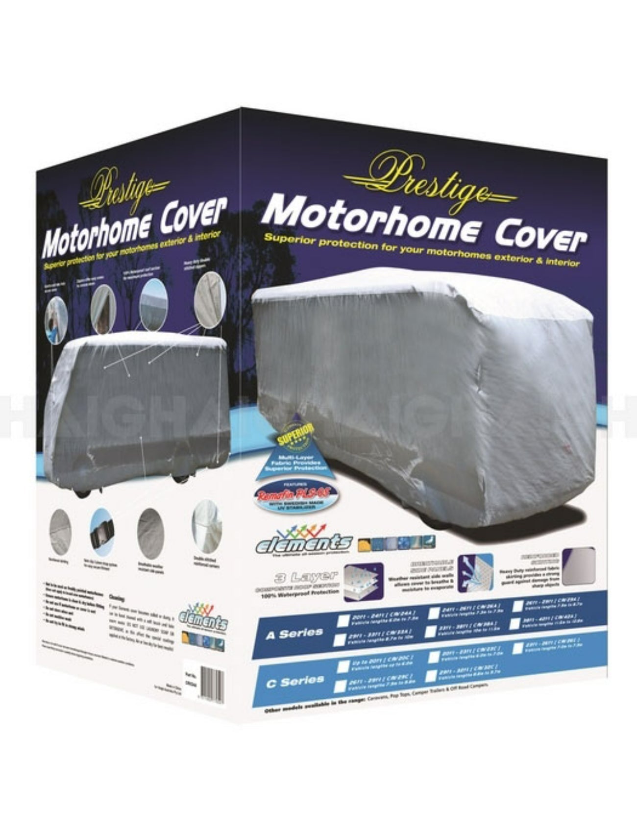 COVER MOTORHOME 26ft CLASS A