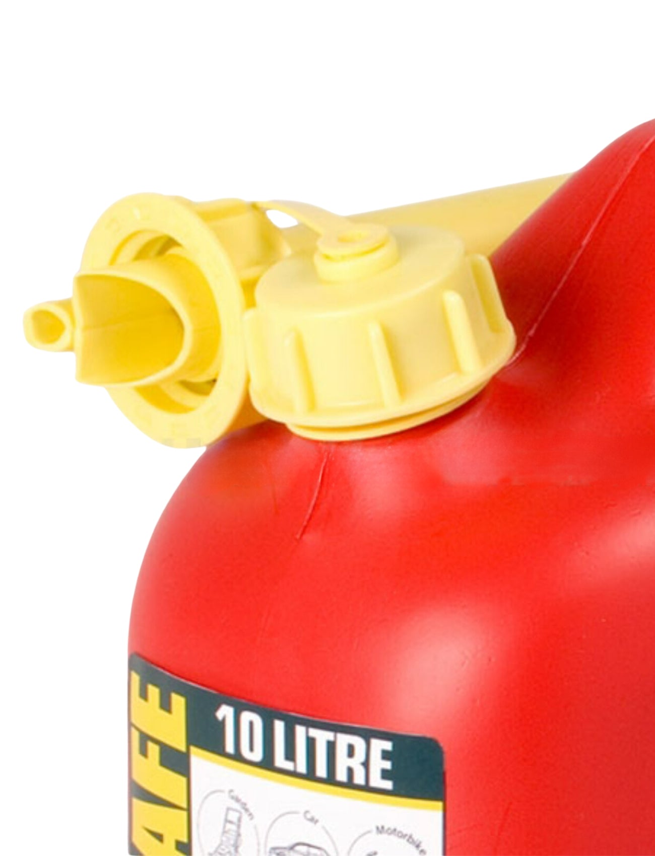 FUEL CAN RED - 10L PLASTIC