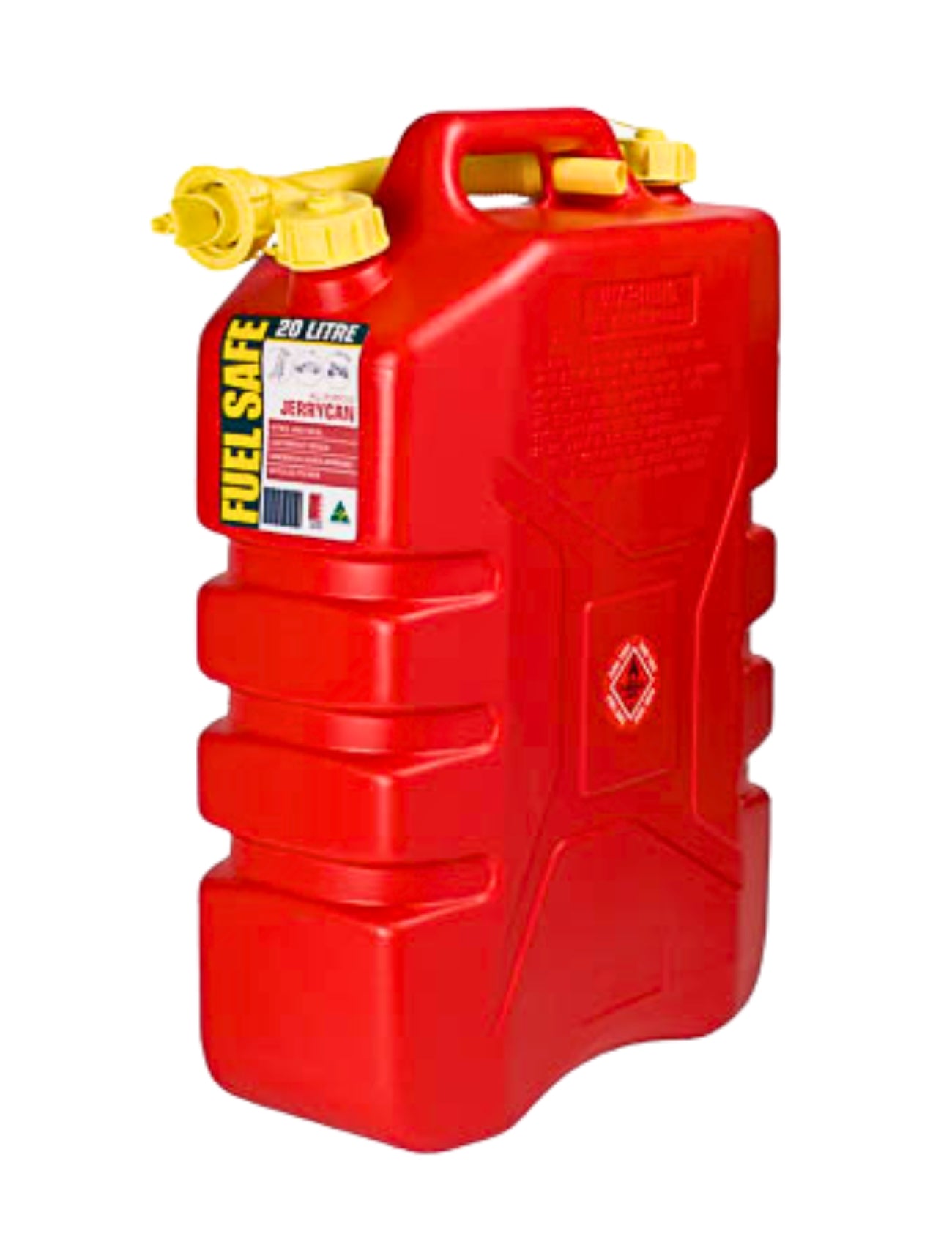 FUEL CAN RED - 20L PLASTIC