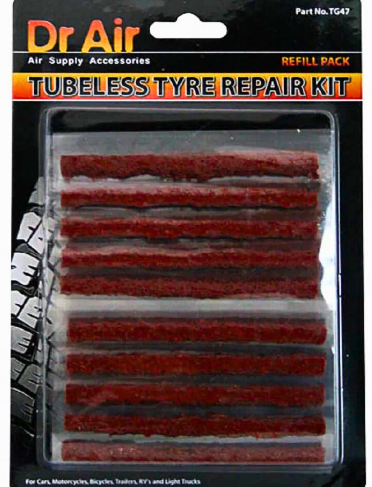 TUBELESS TYRE PLUGS - 30PK