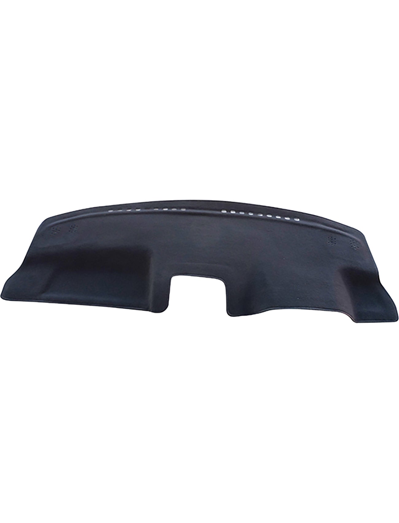 The Sunland Dash Mat Black Suits Mercedes Benz Vito 108/113 Series 10/1999-03/2004 All Models - B901 by Sunland-Protection is a molded dash mat designed with cutouts and contours to perfectly fit over your vehicle's dashboard. It features a smooth surface with a slight texture and raised sections for built-in components and controls. This stylish accessory also helps protect your vehicle's resale value.