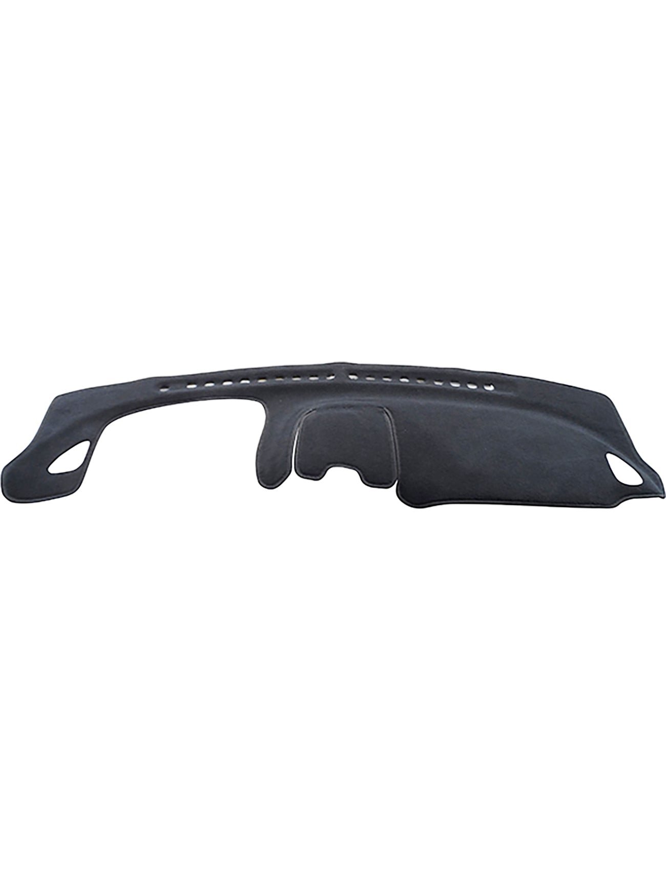 The Sunland Dash Mat Charcoal Suits Nissan Maxima A33 08/1999-11/2003 All S, ST, TI Models - D4206 by Sunland-Protection is a dashboard cover with custom-cut areas for vents and controls. Designed to fit perfectly over the dashboard, the cover offers protection, reduces glare, and helps keep your vehicle cool.