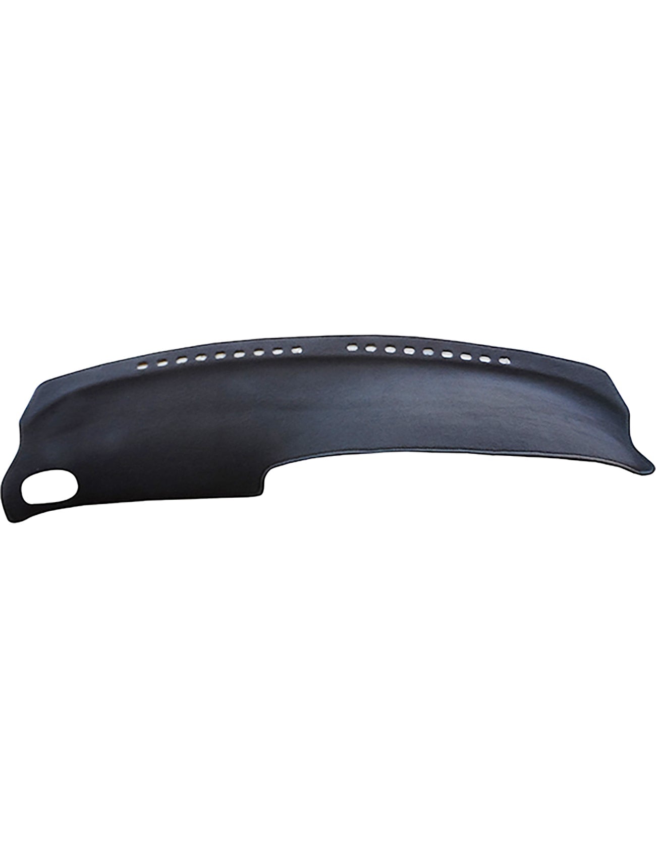 The Sunland-Protection Dash Mat in Charcoal is designed to fit Ford Festiva WB/WF models from 04/1994 to 04/2001, covering both 3 and 5 door hatchback versions. This mat features a contoured design with evenly spaced vent holes for sun protection on your dashboard. With a cutout on one end and airbag-safe material, it ensures a seamless and secure fit while maintaining softness and flexibility.