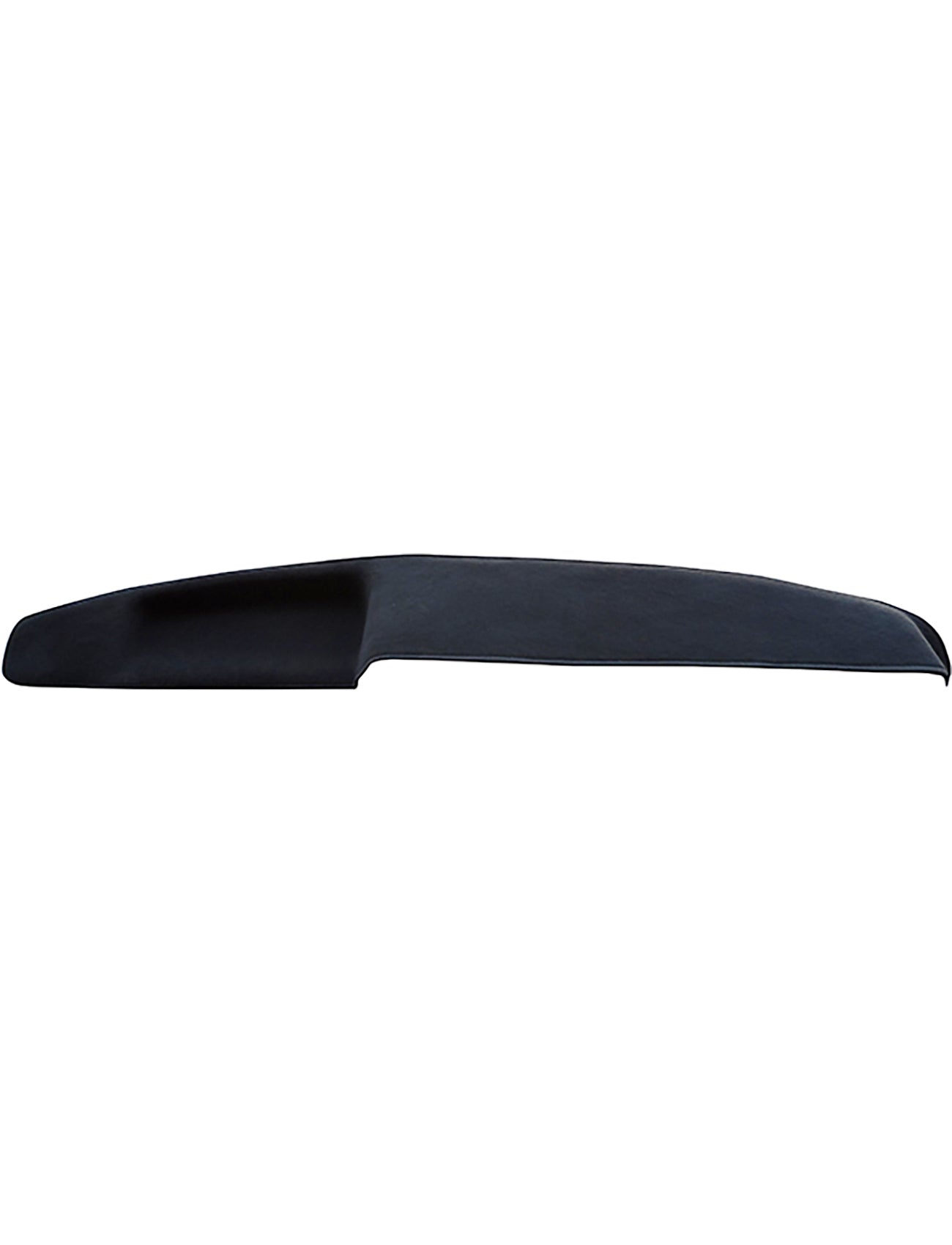 A black automotive rear spoiler, perfectly isolated on a white background, enhances the sleek look of your car. Complement your vehicle's interior with the Sunland-Protection Dash Mat Charcoal Suits for Ford LTD FE (10/1984-12/1987 All Models - F4A06), offering both safety and style while being airbag safe.