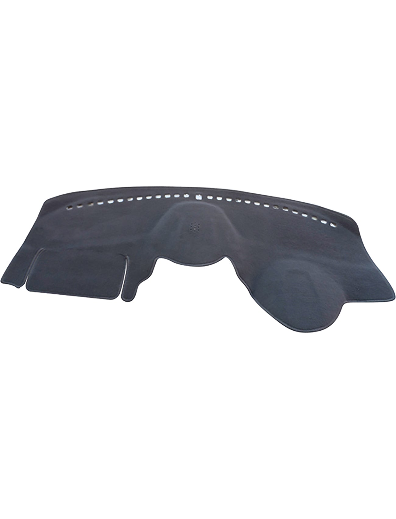 The Sunland-Protection Sunland Dash Mat Black Suits Ford Kuga TF 04/2013-09/2016 All Models - F6701 is a black, shaped dashboard cover with cutouts for vents and controls, designed to fit over the dashboard of your vehicle. Featuring a smooth texture with precise stitching, it contours perfectly to the layout for custom protection and style while keeping your vehicle cool.