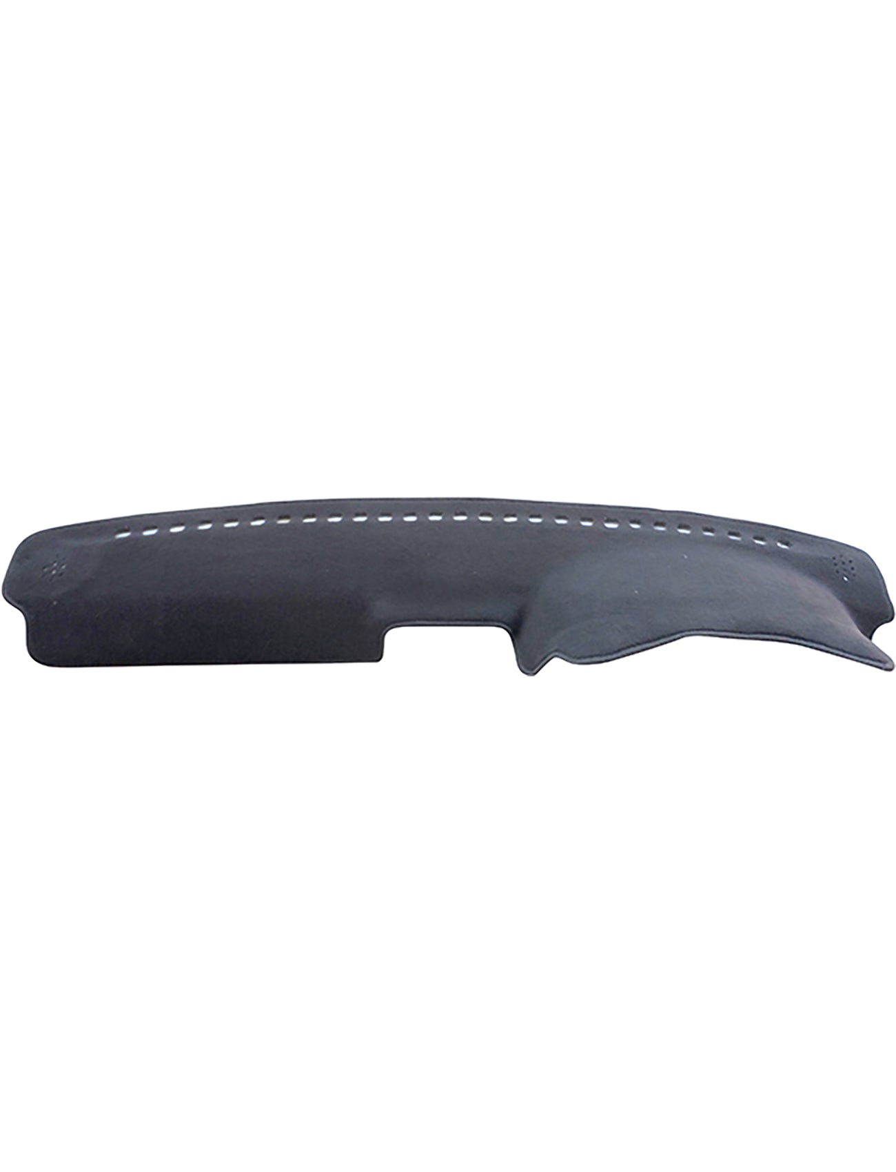 The Sunland-Protection Dash Mat Black (G2301), designed specifically for Toyota Lexcen VN/VP models from 09/1989 to 08/1993, including all G, GL, and GLX Sedan, Wagon, and Newport models, features a textured surface with precise air vent openings. This design ensures airbag safety while its contoured shape provides a snug fit over the dashboard for both protection and style.