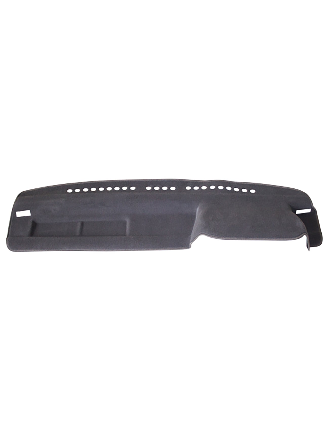 The Sunland-Protection Dash Mat, specifically the Sunland Dash Mat Black Suits Holden Rodeo TF 08/1988-12/1996 All Models - G2501, is a stylish black dashboard cover featuring air vent cutouts and is designed to fit your car's dashboard while ensuring Air Bag Safety.