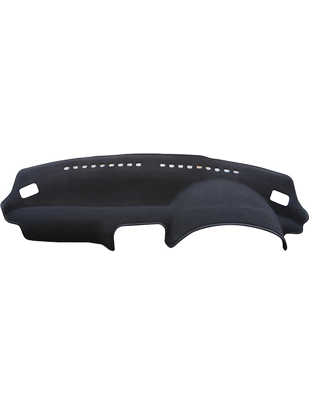 The Sunland Dash Mat Black, designed to fit all 3 and 5 door models of Holden Barina MH from 09/1991 to 05/1994, features cutouts for air vents and offers a protective area for the instrument panel. It provides both protection and glare reduction while ensuring it is airbag safe for enhanced safety.