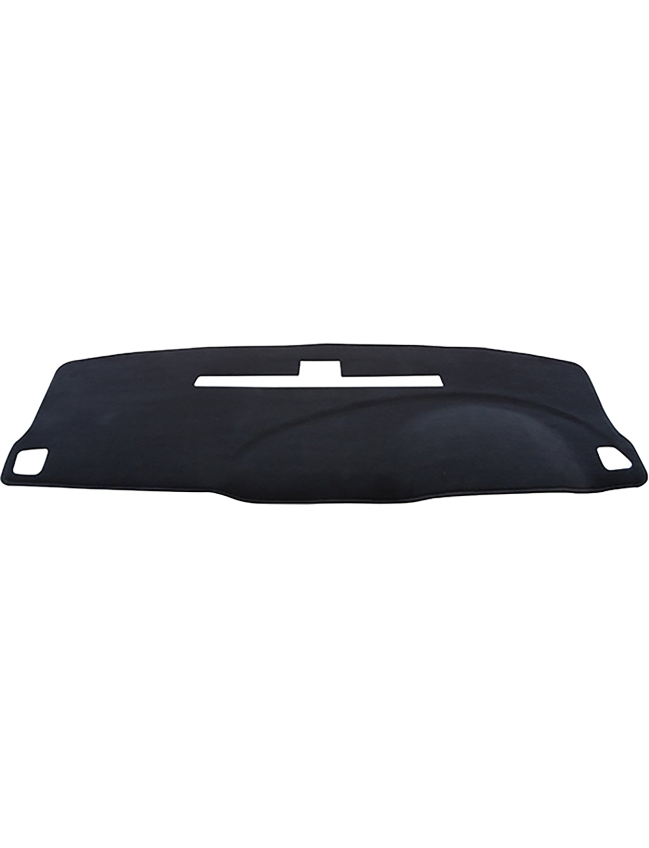 The Sunland-Protection black dash mat is specifically designed to fit the dashboard area of all models of the Holden Vectra ZC from 03/2003 to 12/2005. This Air Bag Safe Dash Mat includes openings for air vents or speakers, ensuring both style and safety.