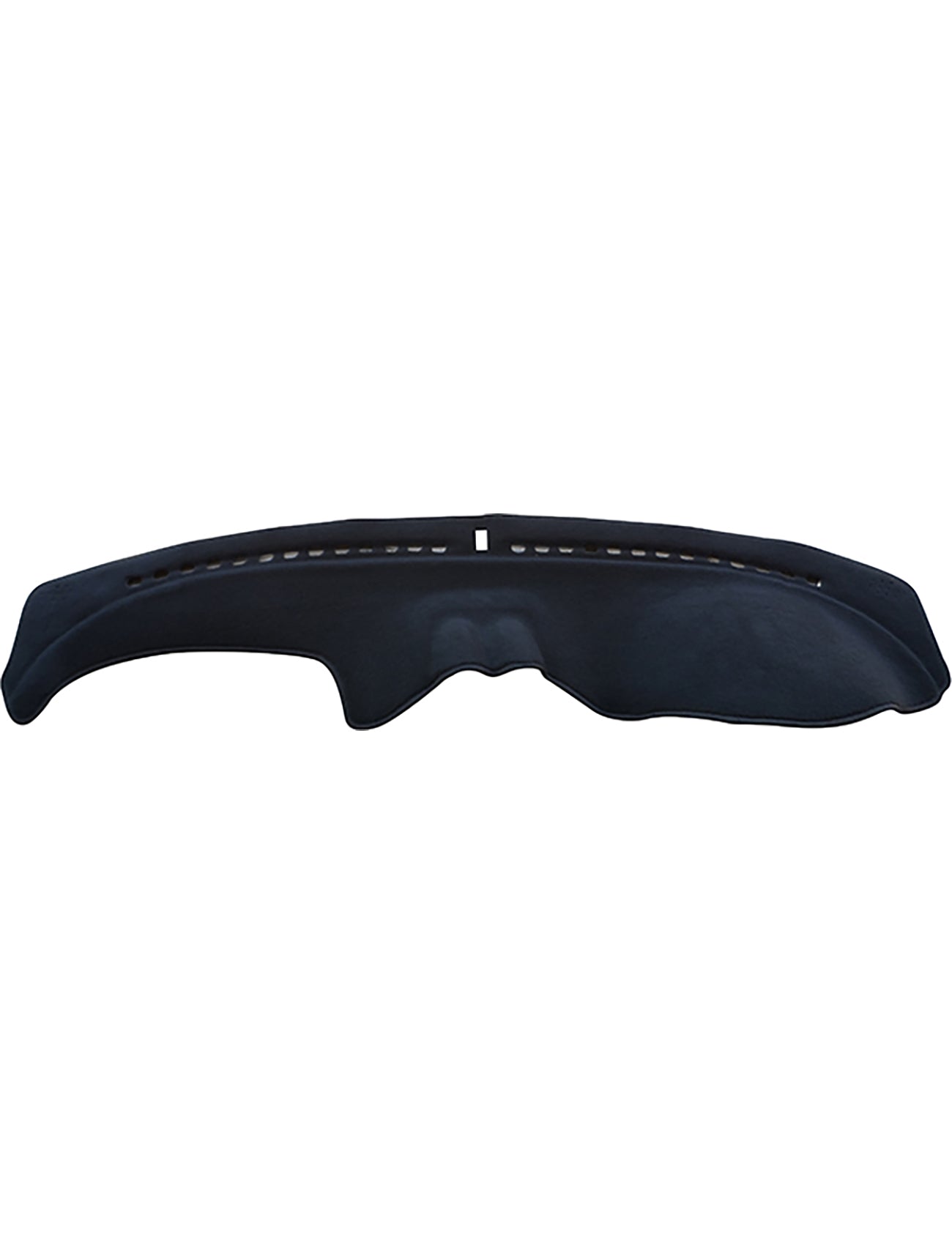 The Sunland Dash Mat Black, specifically designed for the Holden Monaro CV8 models from July 2005 to December 2005, features a contoured design with air vent cutouts along the top edge to maintain a cool interior. This Sunland-Protection cover helps preserve your dashboard's condition and enhances resale value by protecting against wear and tear.