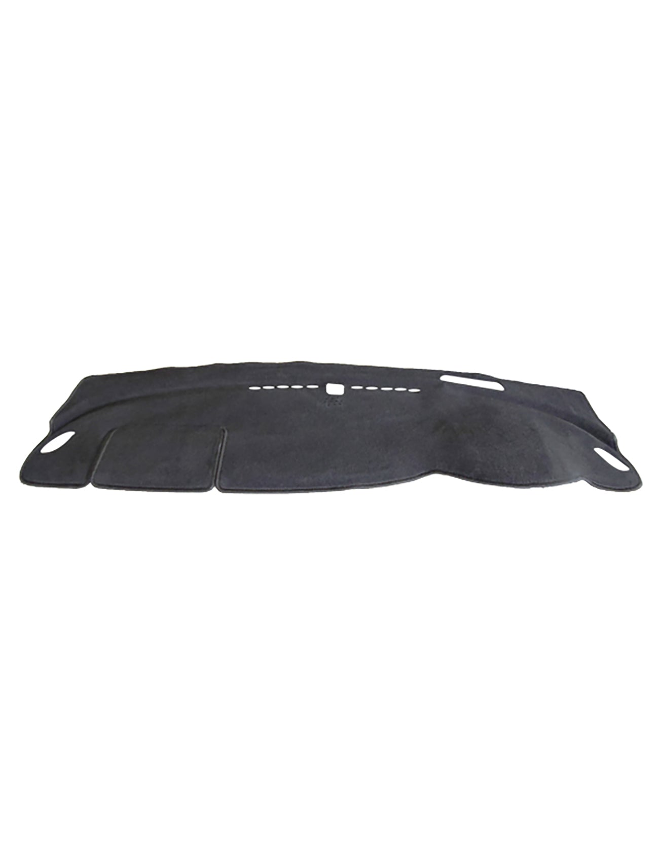 The Sunland-Protection Sunland Dash Mat Black, designed for Holden Commodore ZB models from 10/2017-12/2020 without HUD, features a tailored fit with vent openings, a non-slip surface, and sun protection to safeguard your dashboard while ensuring airbag safety.