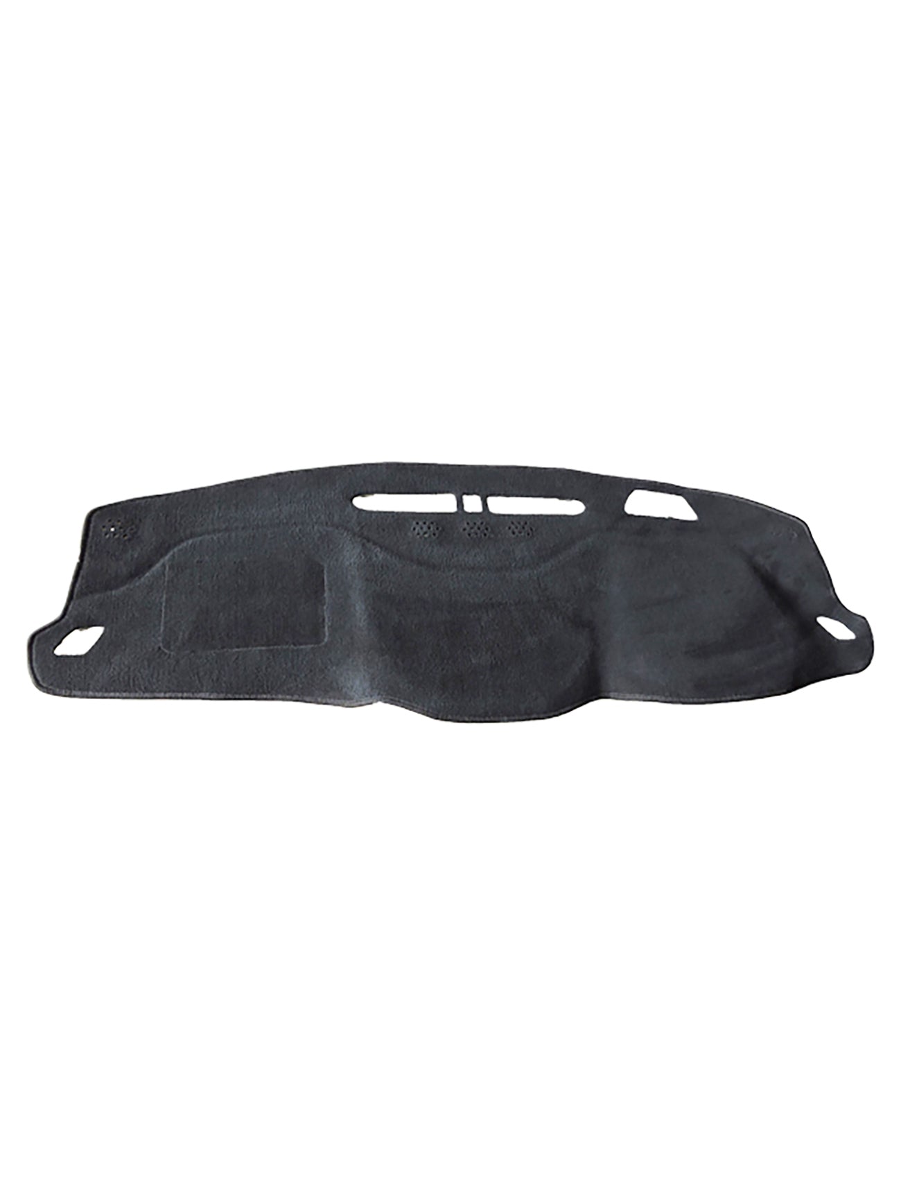 Presenting the Sunland-Protection Dash Mat Charcoal: a customized dashboard cover designed for Holden Acadia AC models from August 2018 to December 2020 (Product Code: G9806). This mat features precise cutouts for vents and controls, fits snugly over your vehicle's dashboard, and provides protection from sunlight and dust to help maintain its resale value.