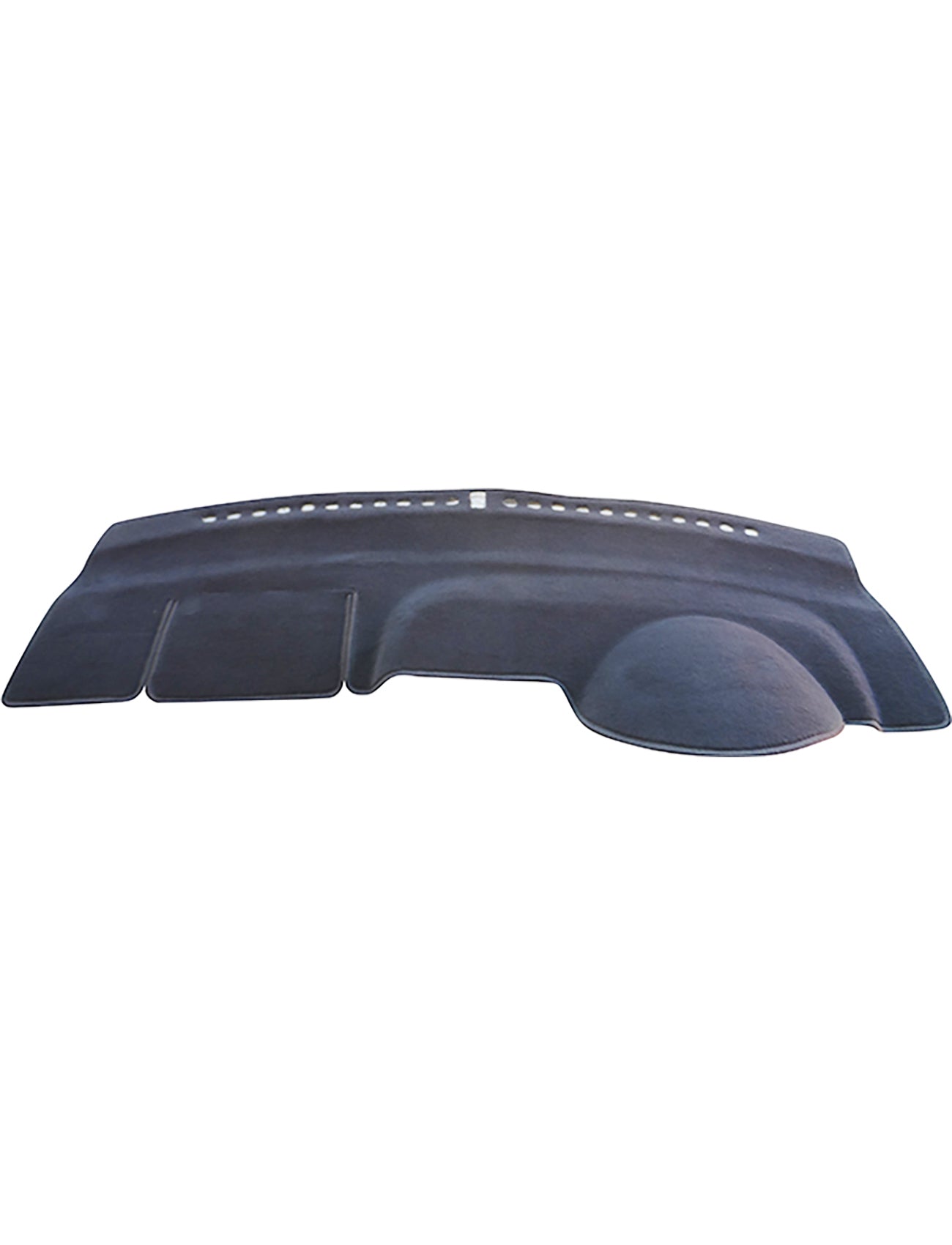 The Sunland Dash Mat Charcoal, specifically designed to suit Honda Jazz GD models from 10/2002 to 08/2008 including Gli, Vti, and Vtis variants (product code: H2606), is displayed. This dash mat by Sunland-Protection is made of fabric or a similar material and fits over the dashboard with precise cutouts for vents and other features. It helps keep your vehicle cool while protecting its resale value.