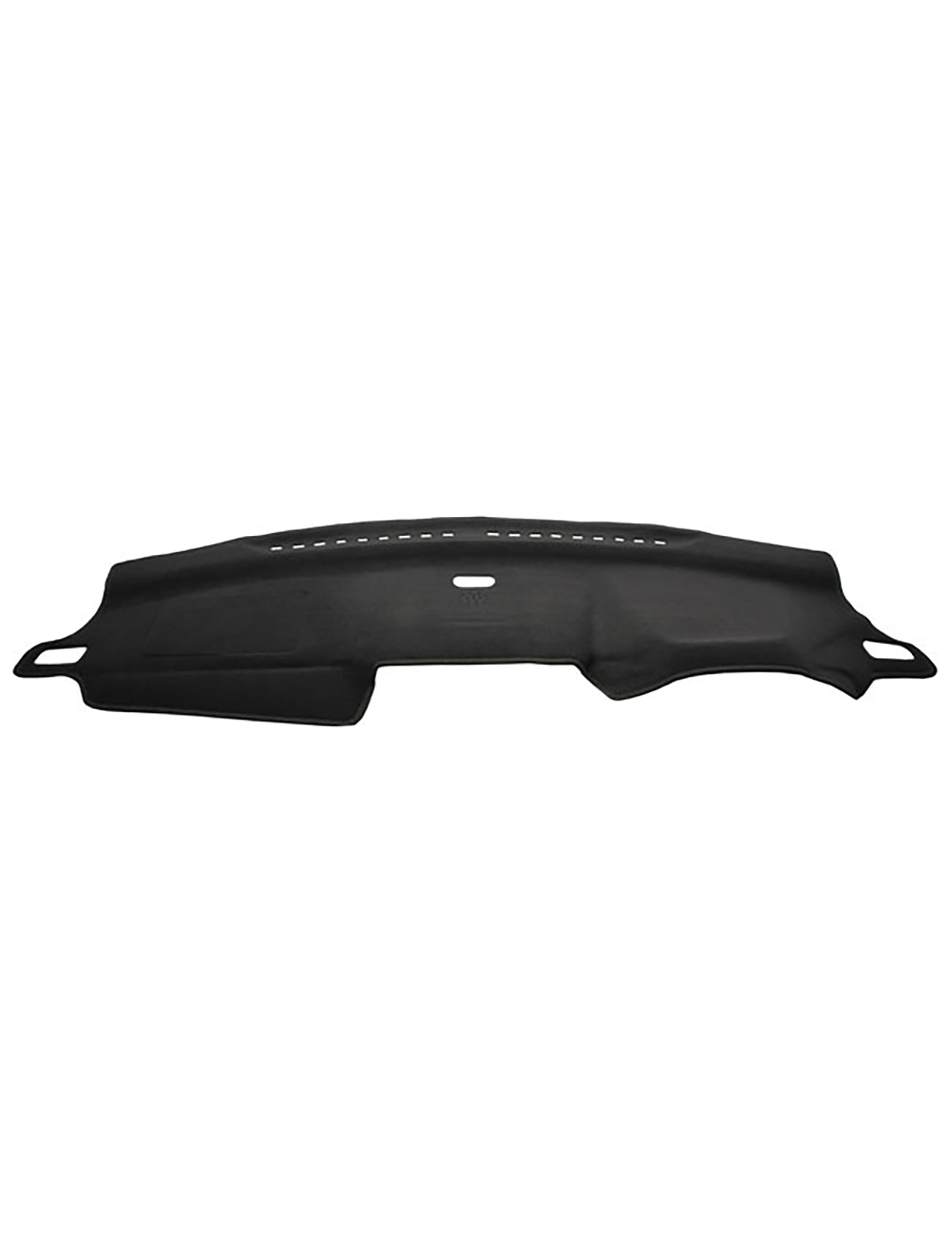 The Sunland Dash Mat Black, designed to fit all Honda CRV RW models from 05/2017 to 07/2023, features cutouts for vents and the instrument panel. This cover by Sunland-Protection is crafted to fit over the dashboard, safeguarding it against sun damage and wear while helping to keep your vehicle cool. It boasts a sleek design made from sturdy, heat-resistant material.