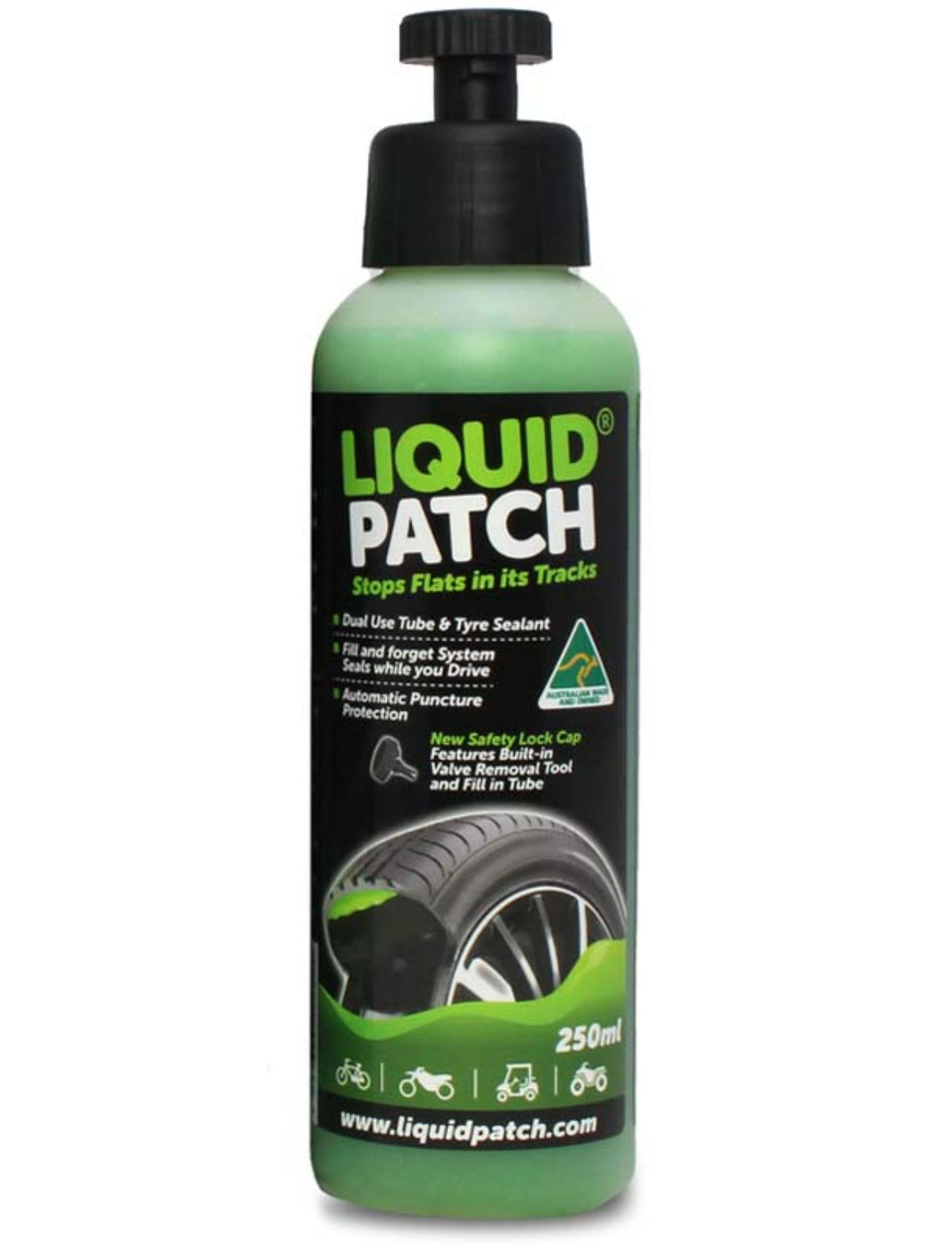 LIQUID PATCH 250mL PUNCTURE SEALANT