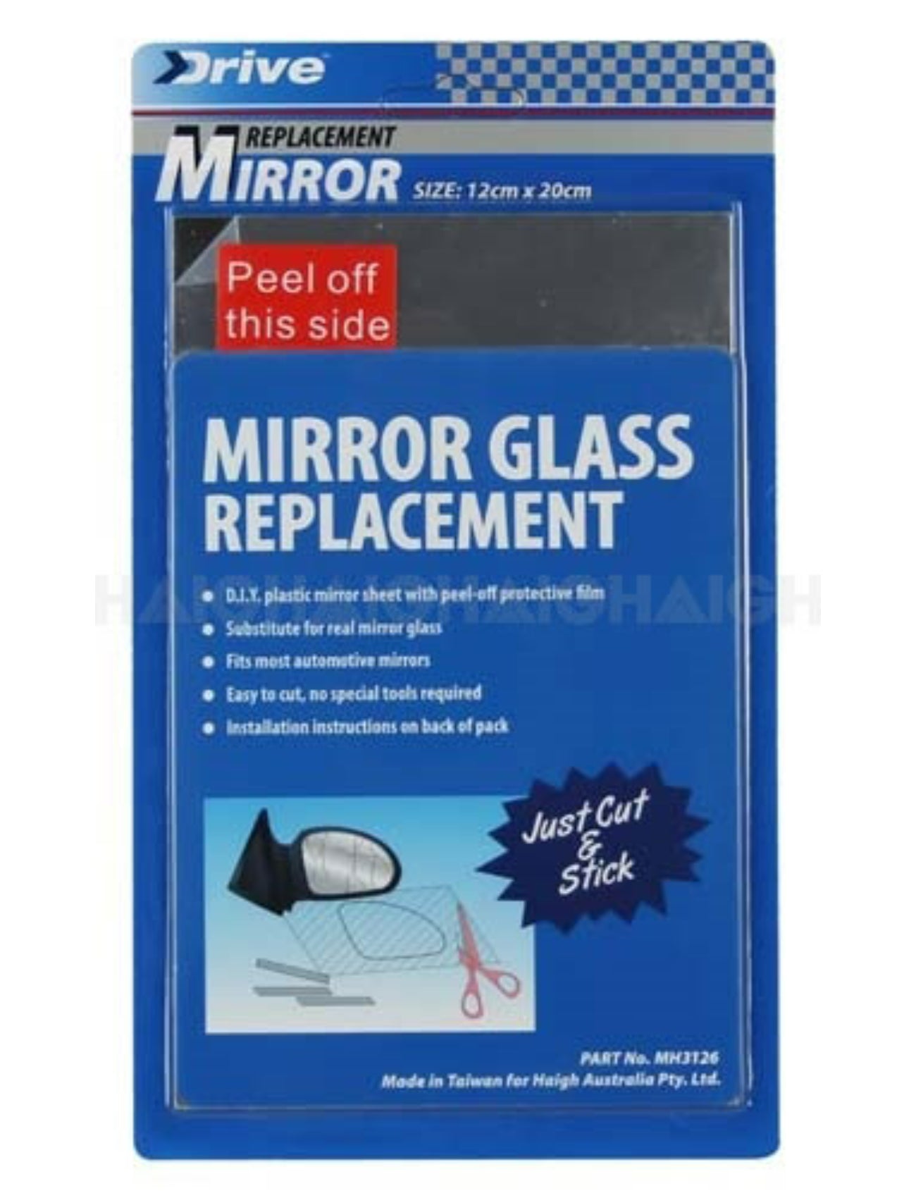 MIRROR REPLACEMENT LENS 127x203mm 5x8