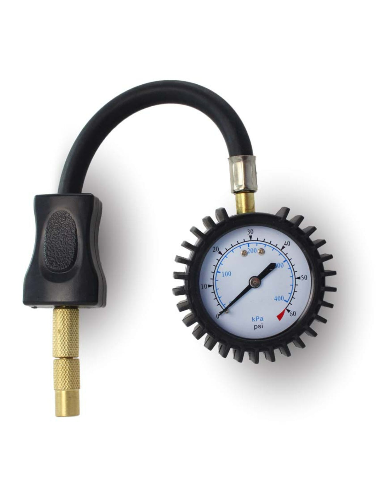 TYRE GAUGE 3 IN 1 WITH AIR HOSE 10-60psi