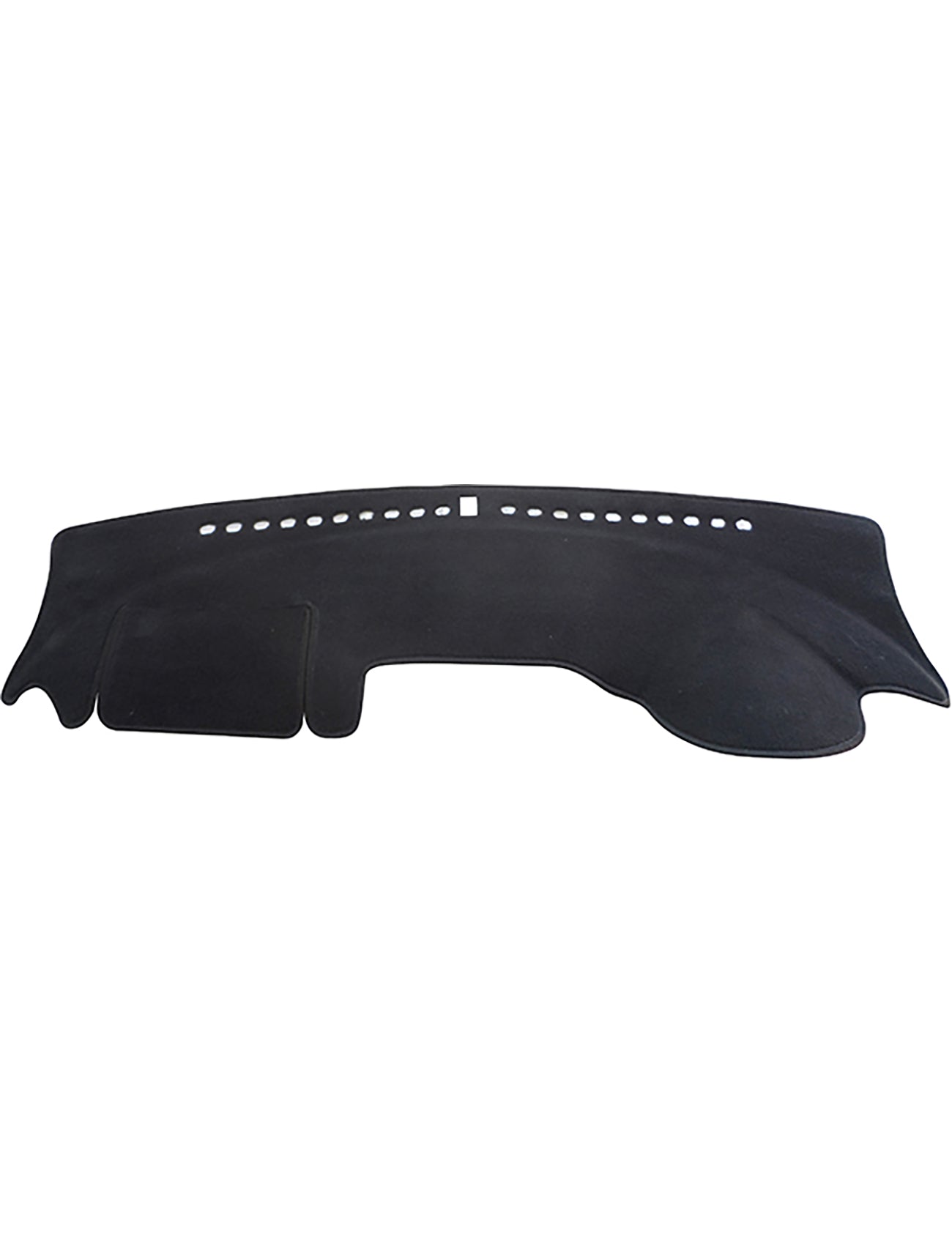 The Sunland-Protection Dash Mat Black for Mazda BT50 models (B22P/B32P/UR from 10/2011 to 06/2020) offers a tailored fit with vent cutouts and a smooth, contoured design to keep your vehicle cool. It is also airbag safe for enhanced safety.